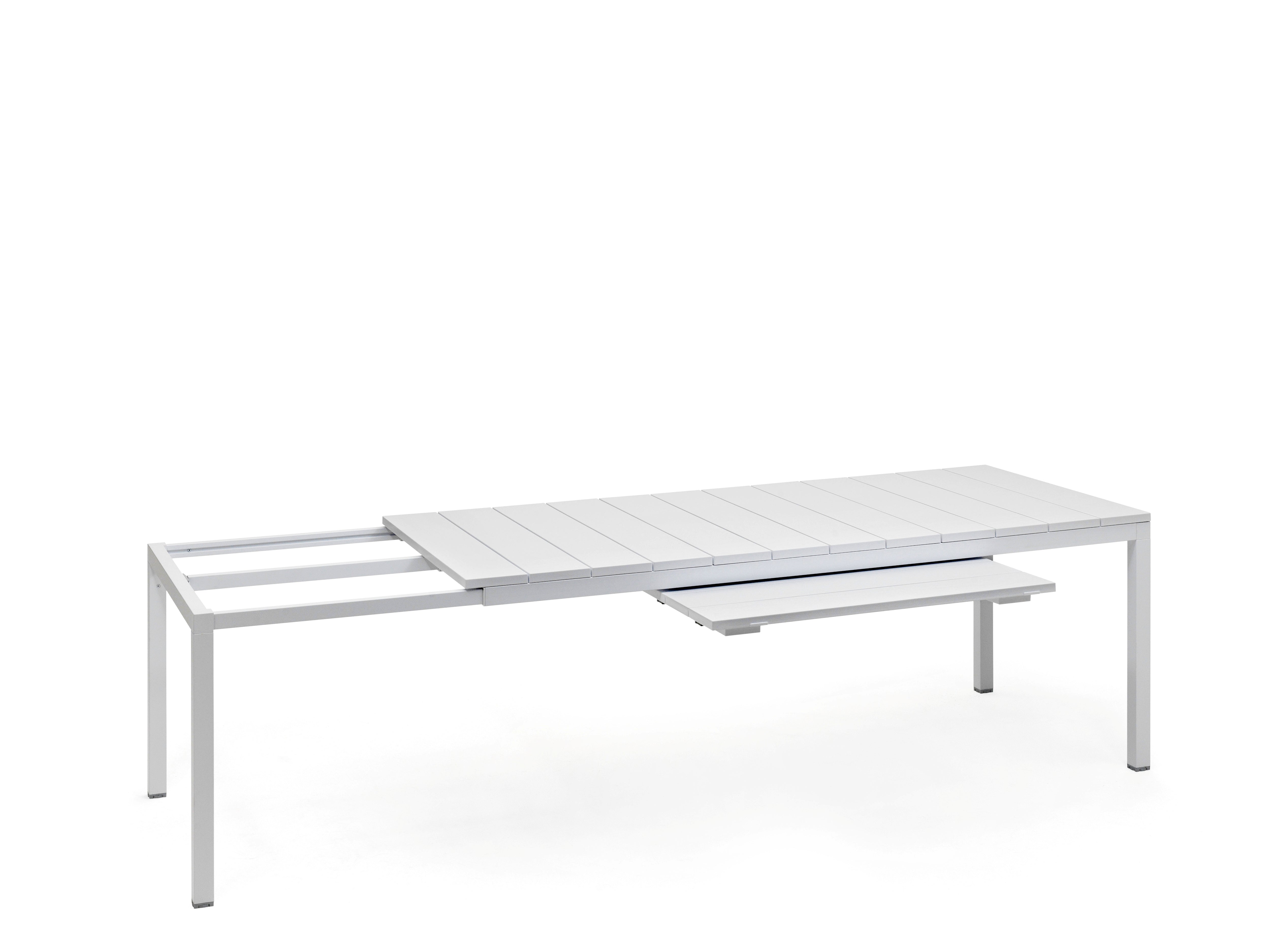 RIO white extendable outdoor table