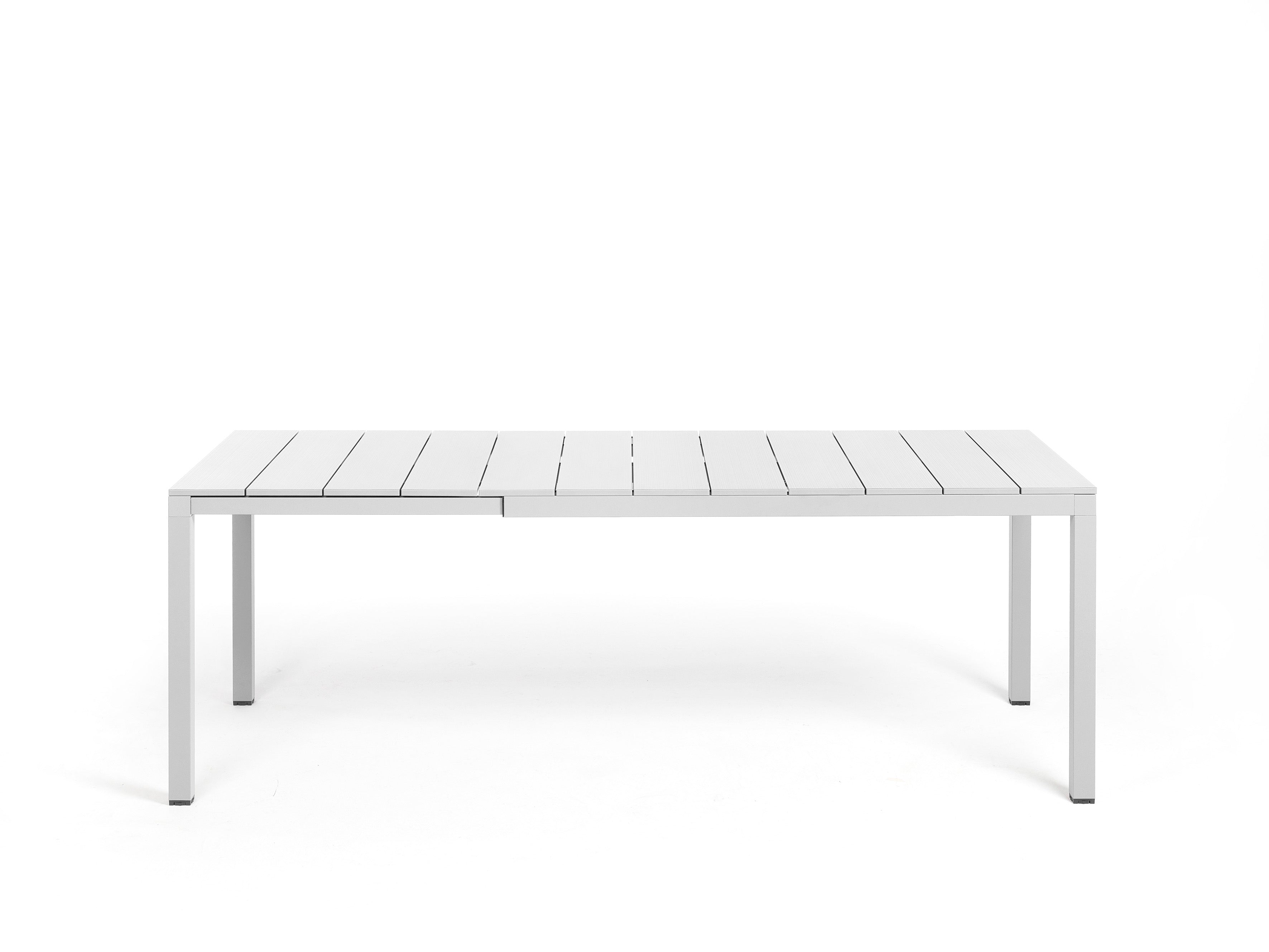 RIO white extendable outdoor table