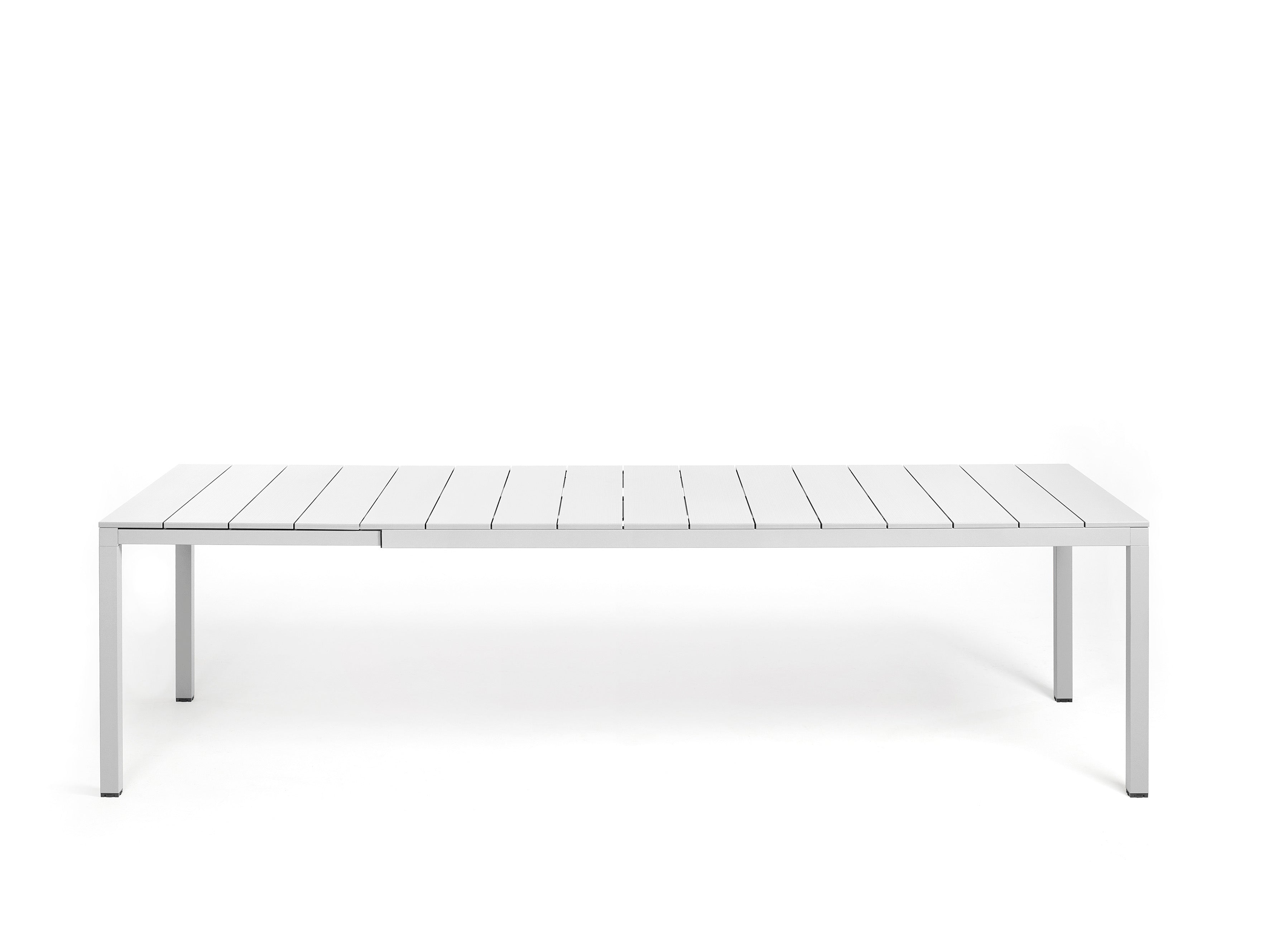 RIO white extendable outdoor table