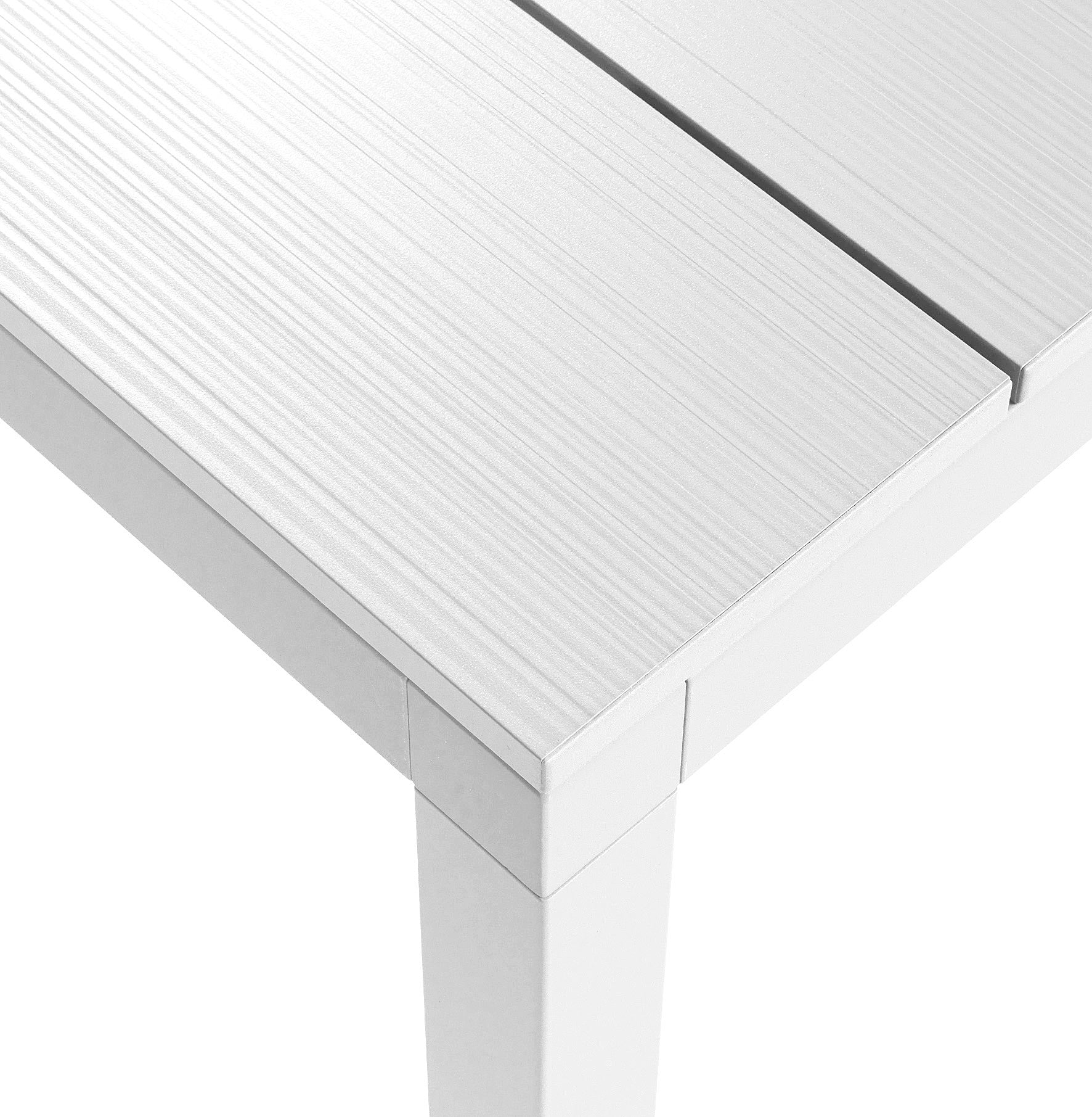 RIO white extendable outdoor table