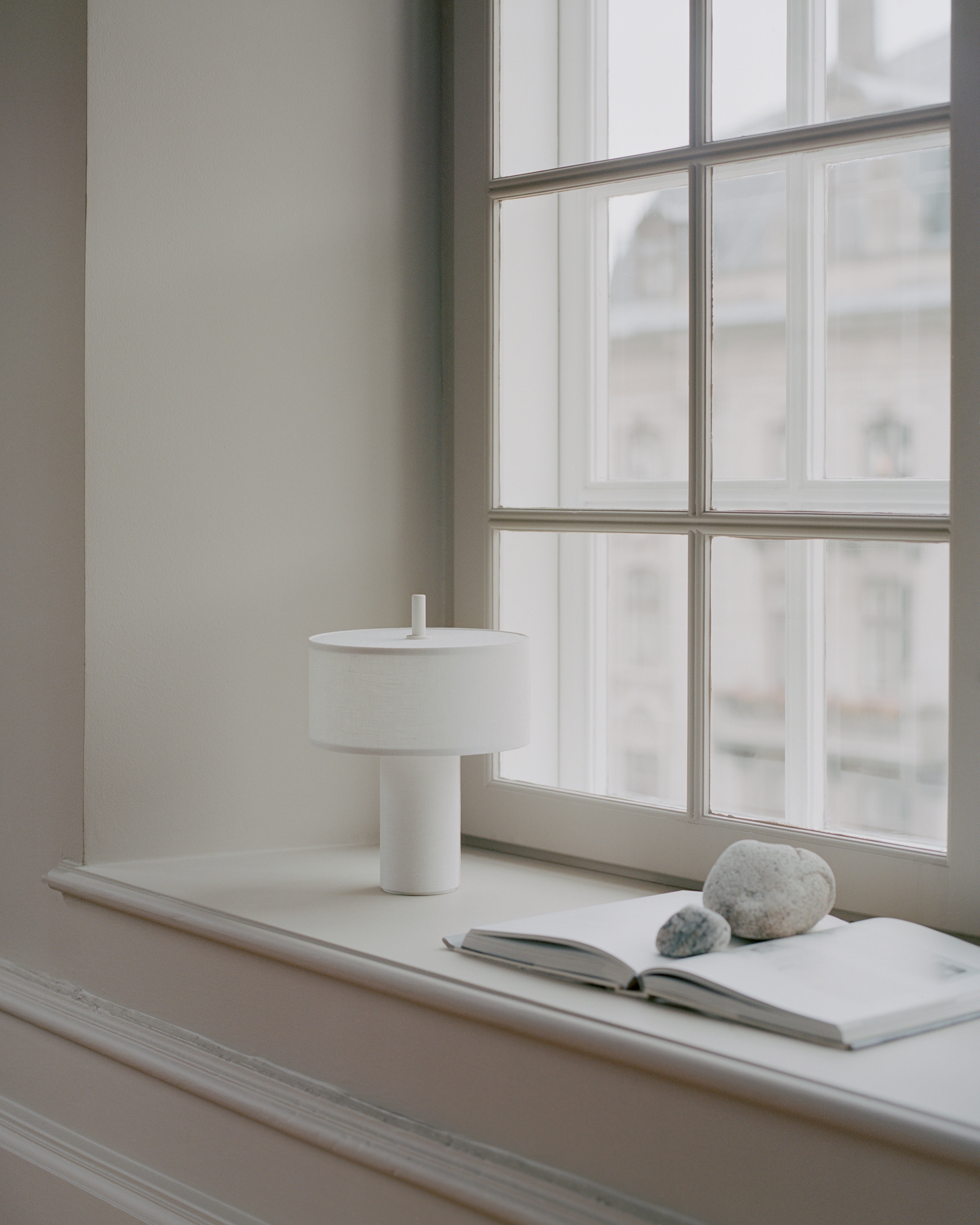 Tragbare Lampe MARGIN weiß