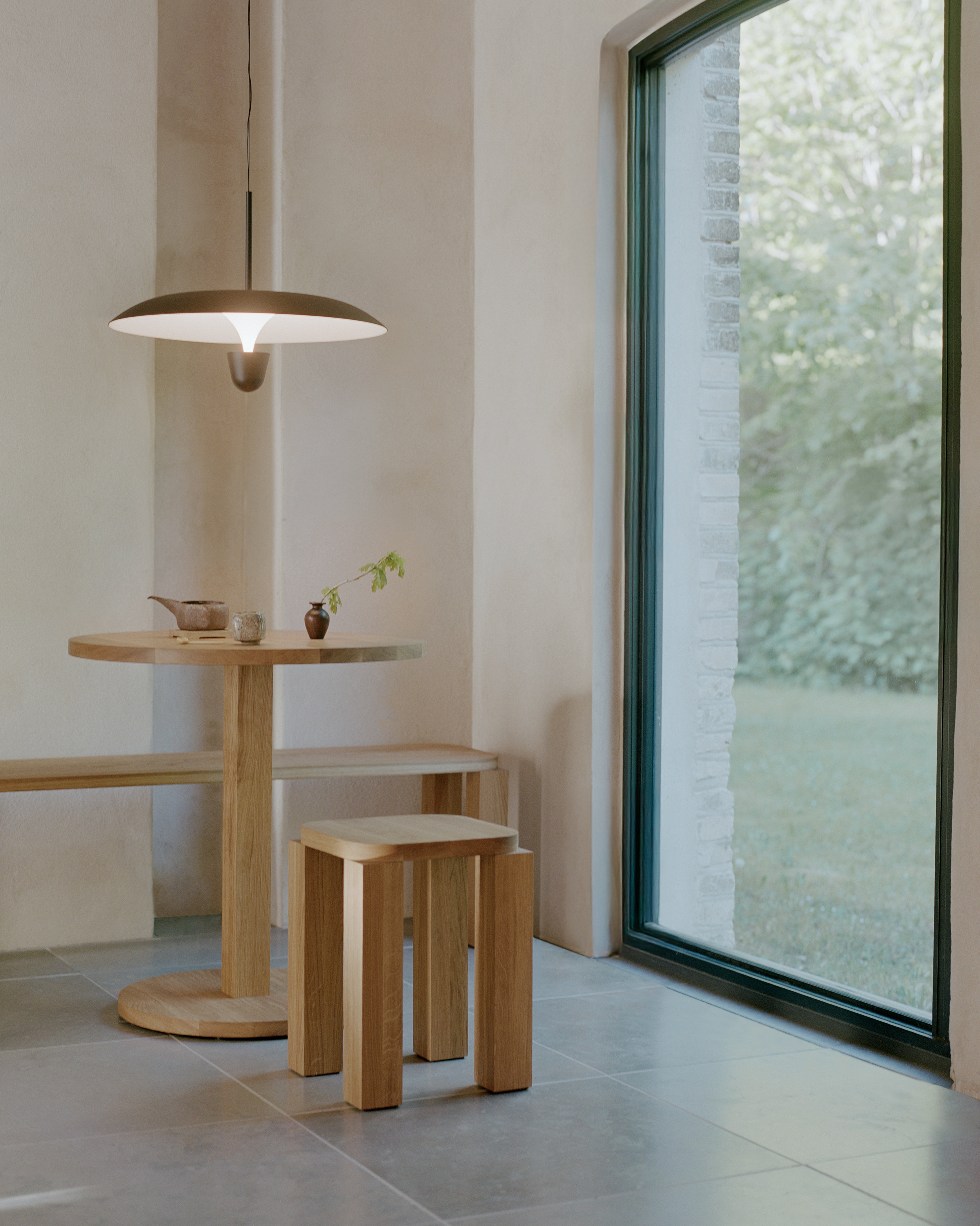 ATLAS Oak Bistro Table
