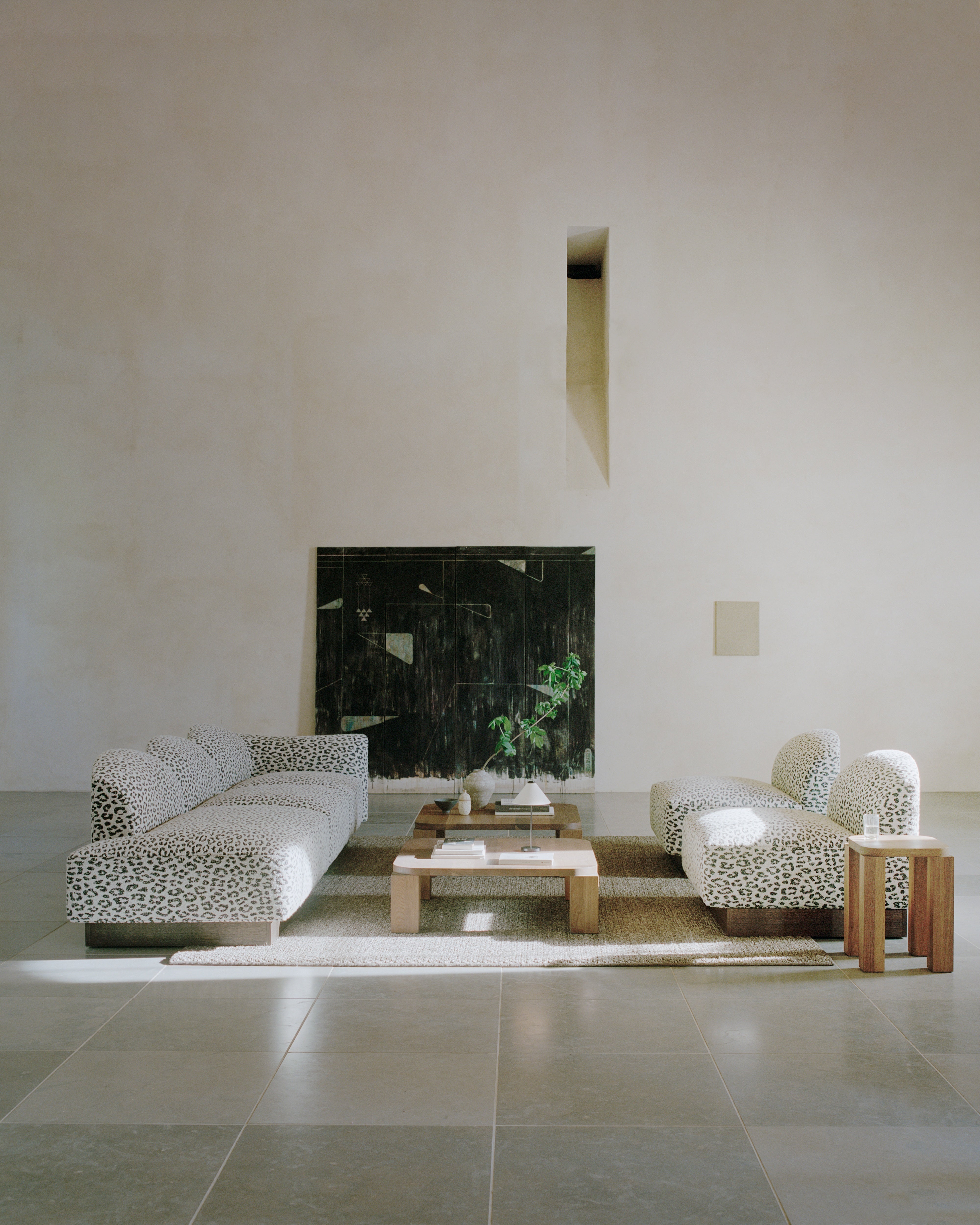 SHORE modular sofa - right-side end element without armrest, customizable