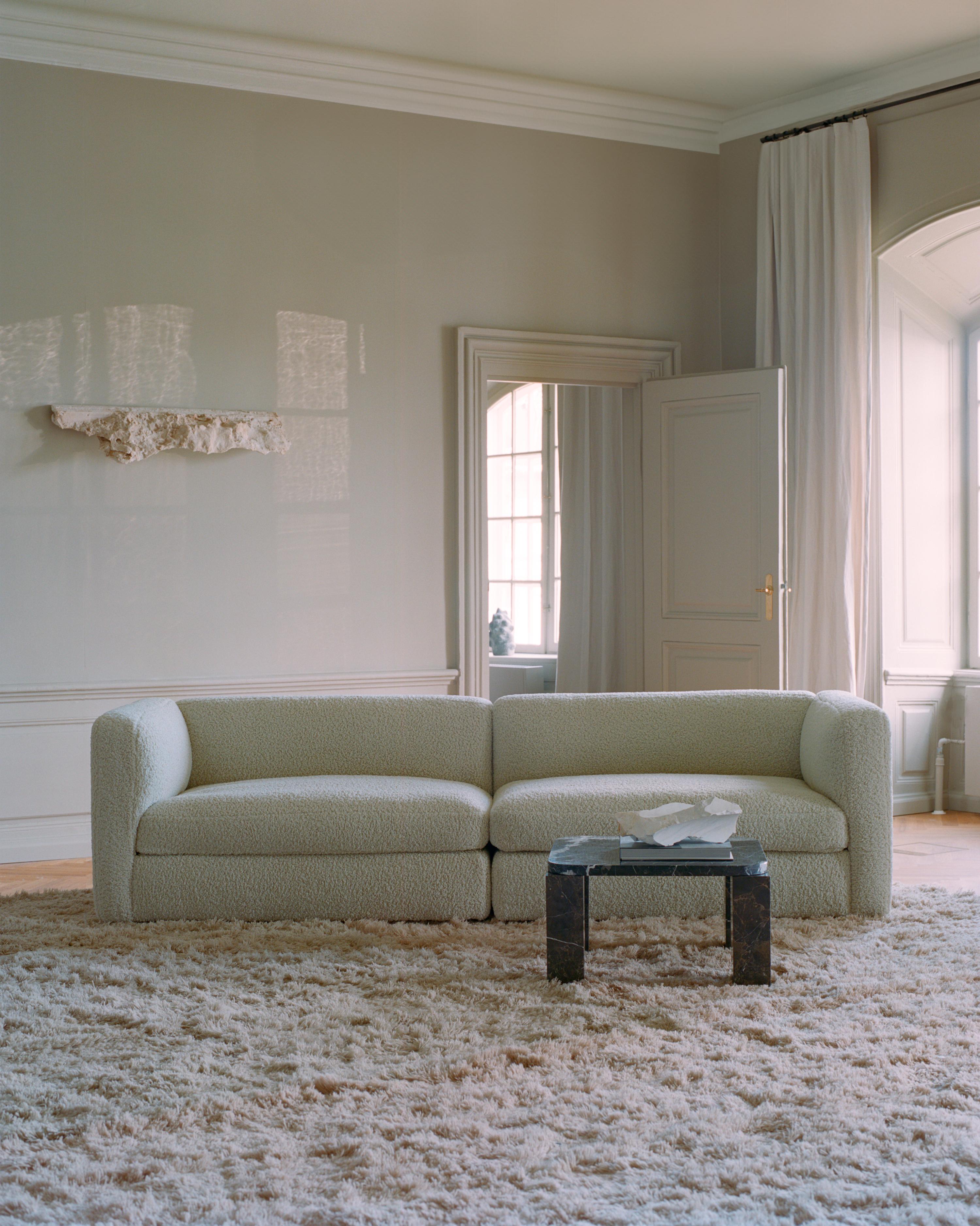 Modulare Sofa -Coda - Endelement breit rechts - Handbeschwerden