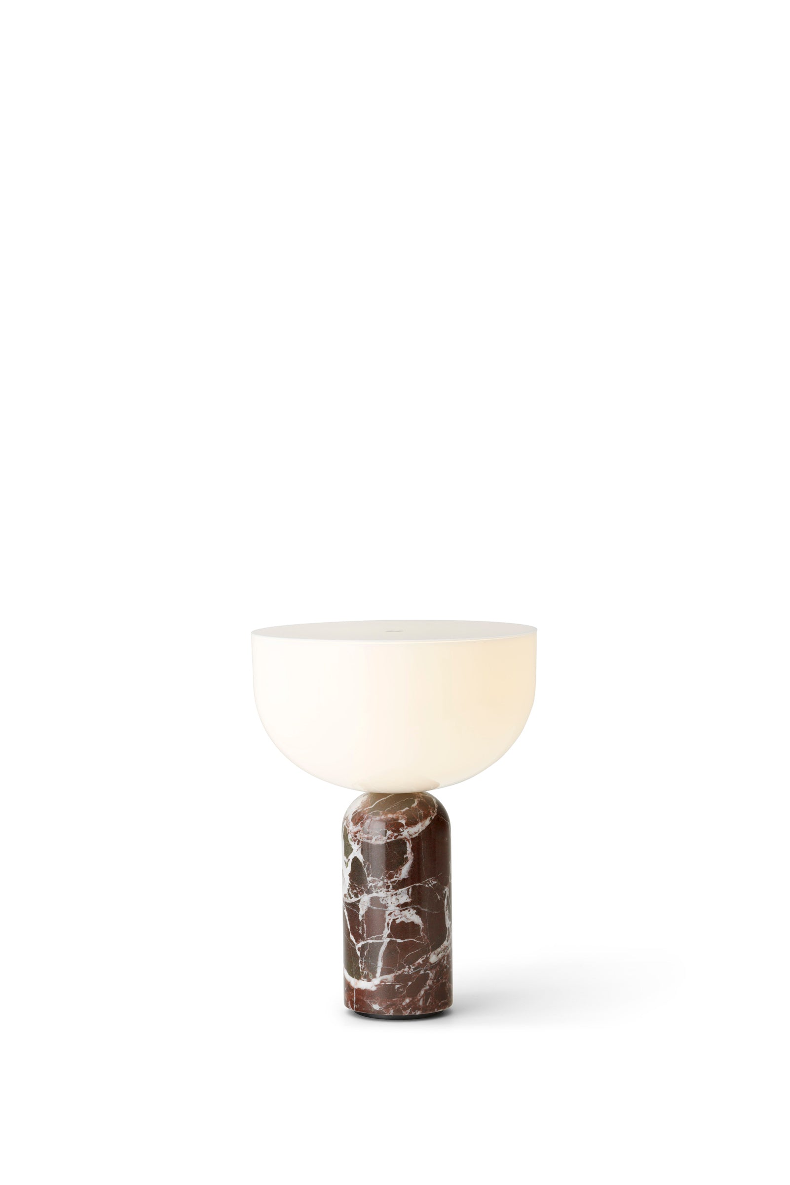 Tragbare Lampe KIZU Burgunder Marmor