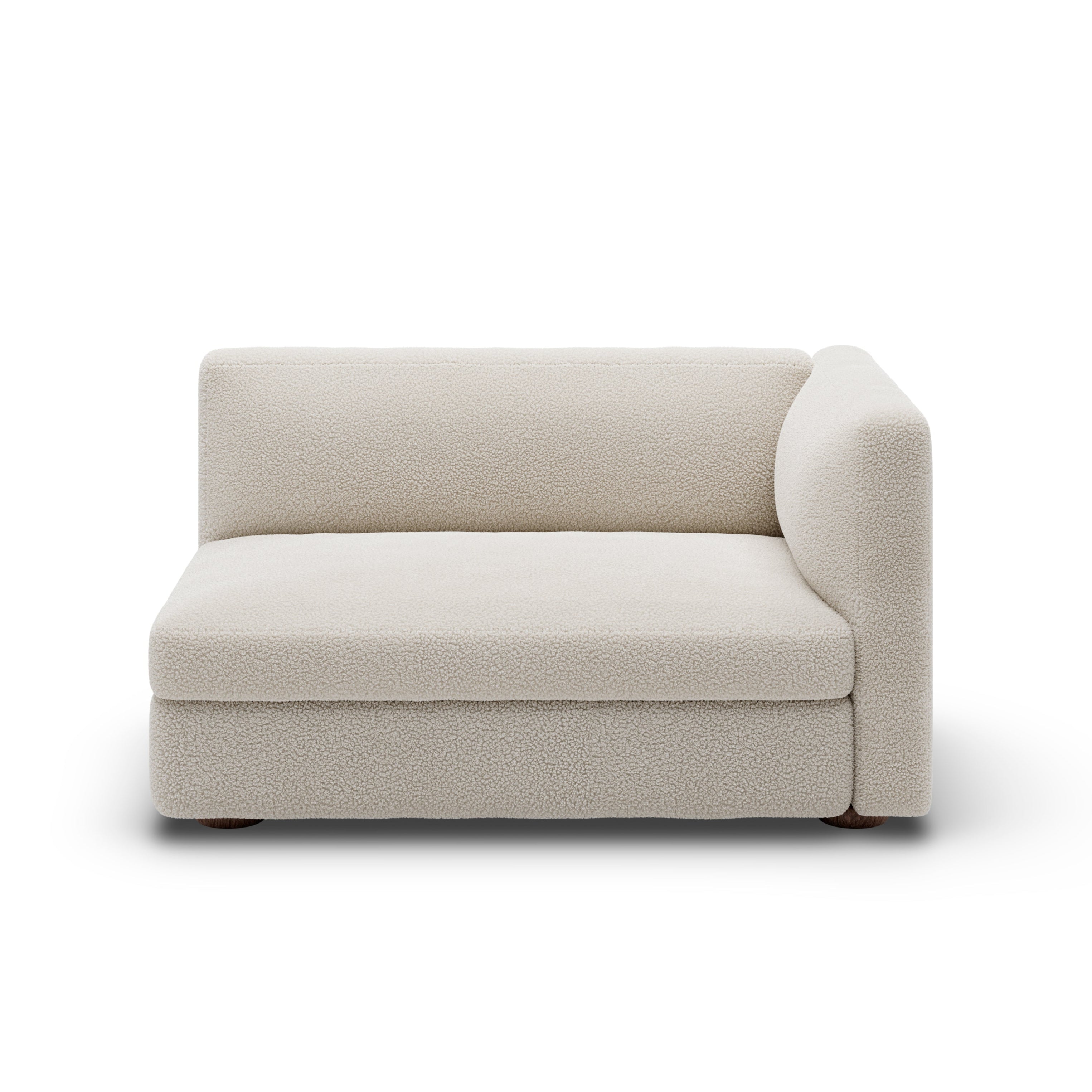 Modulare Sofa -Coda - Endelement breit rechts - Handbeschwerden
