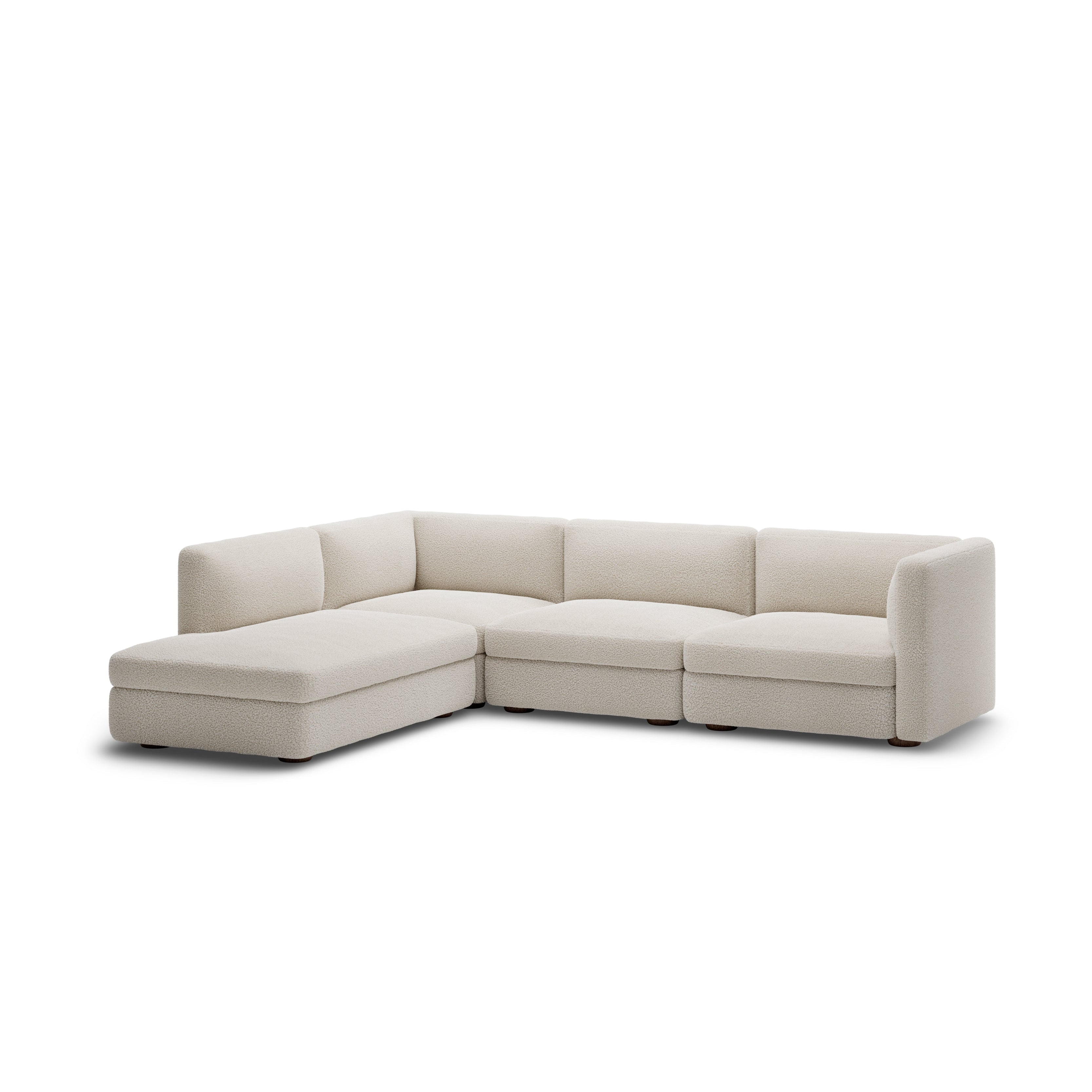 CODA modular sofa - left -handed upholstered element