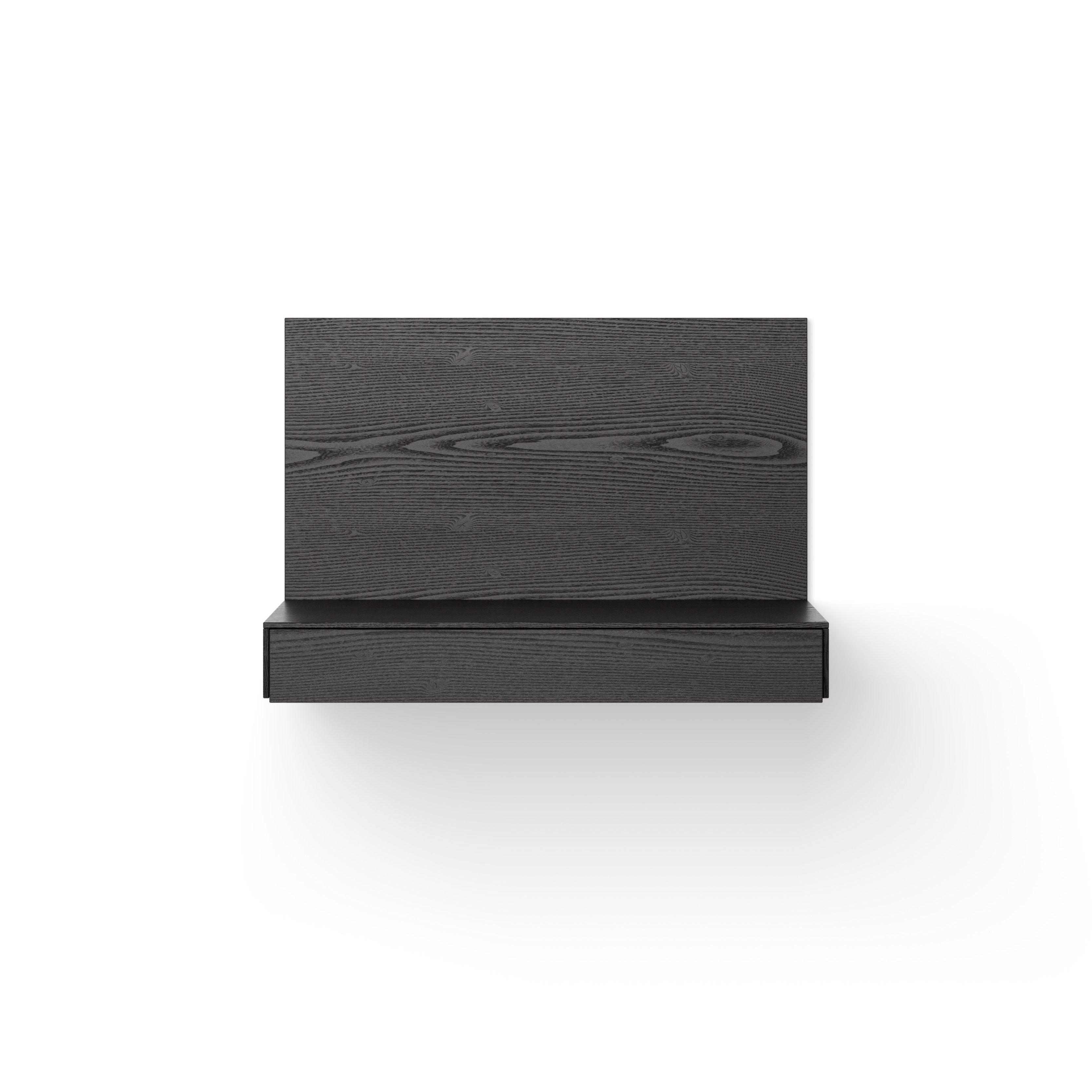 Tana hanging cabinet black oak veneer