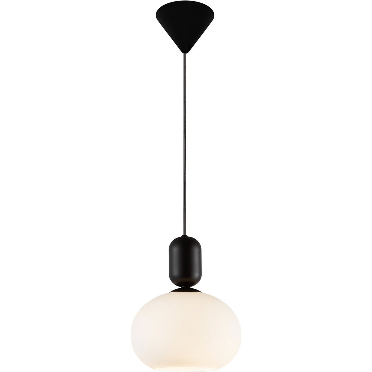 Lampe Notti Oval Schwarz