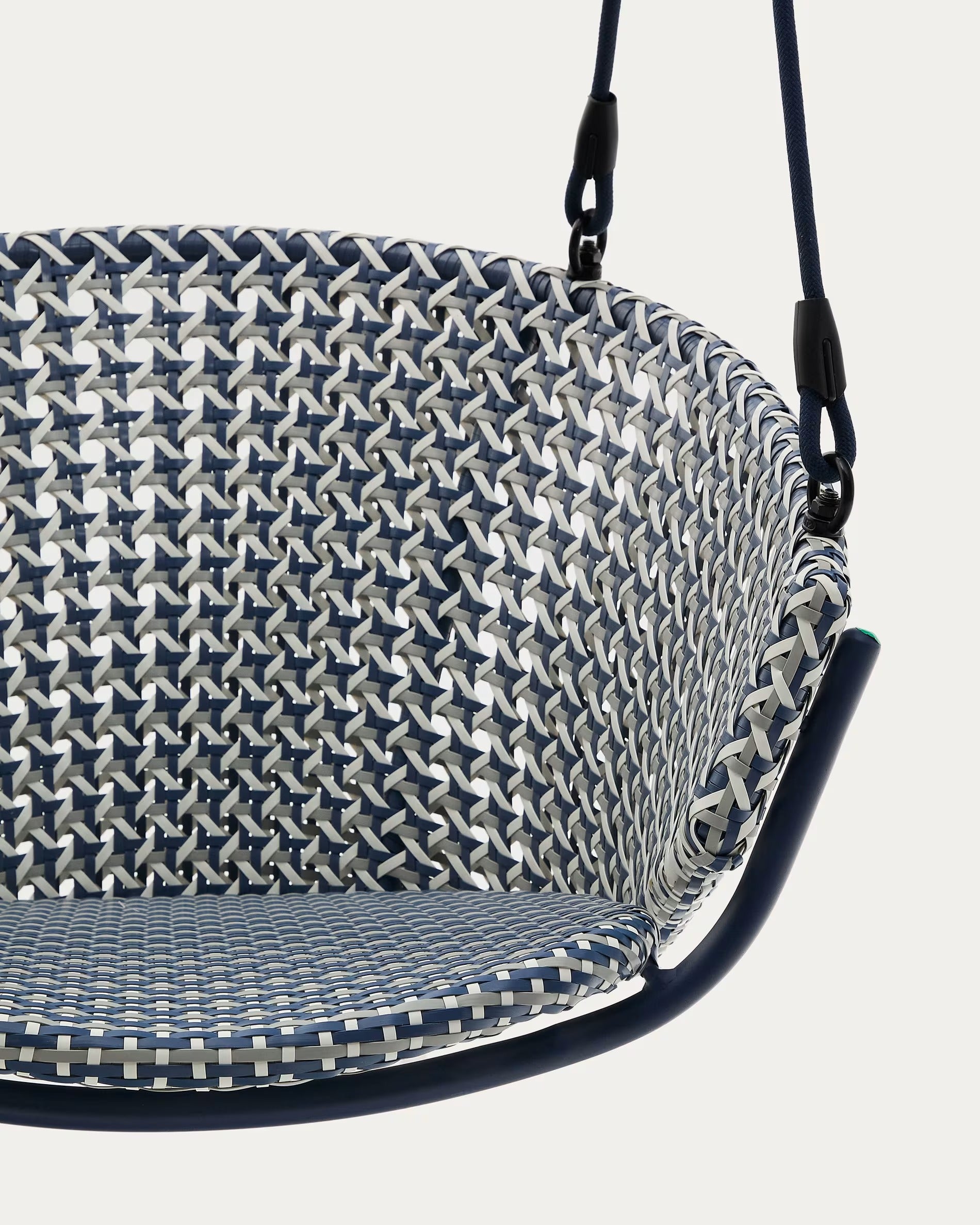 Chair suspended blue salt