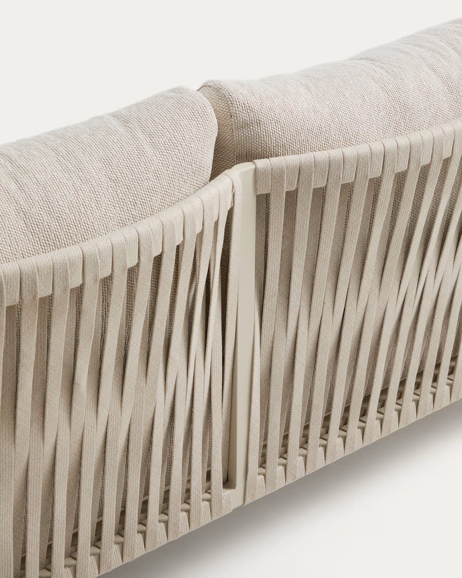 Gartenmöbelset ALERIA beige mit heller Basis