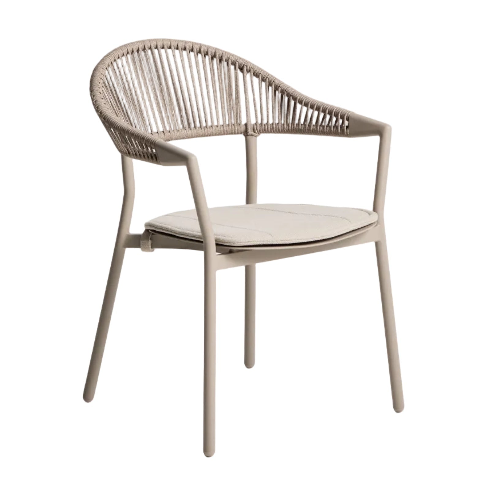 Krzesło ogrodowe ALIMIA taupe – Kave Home