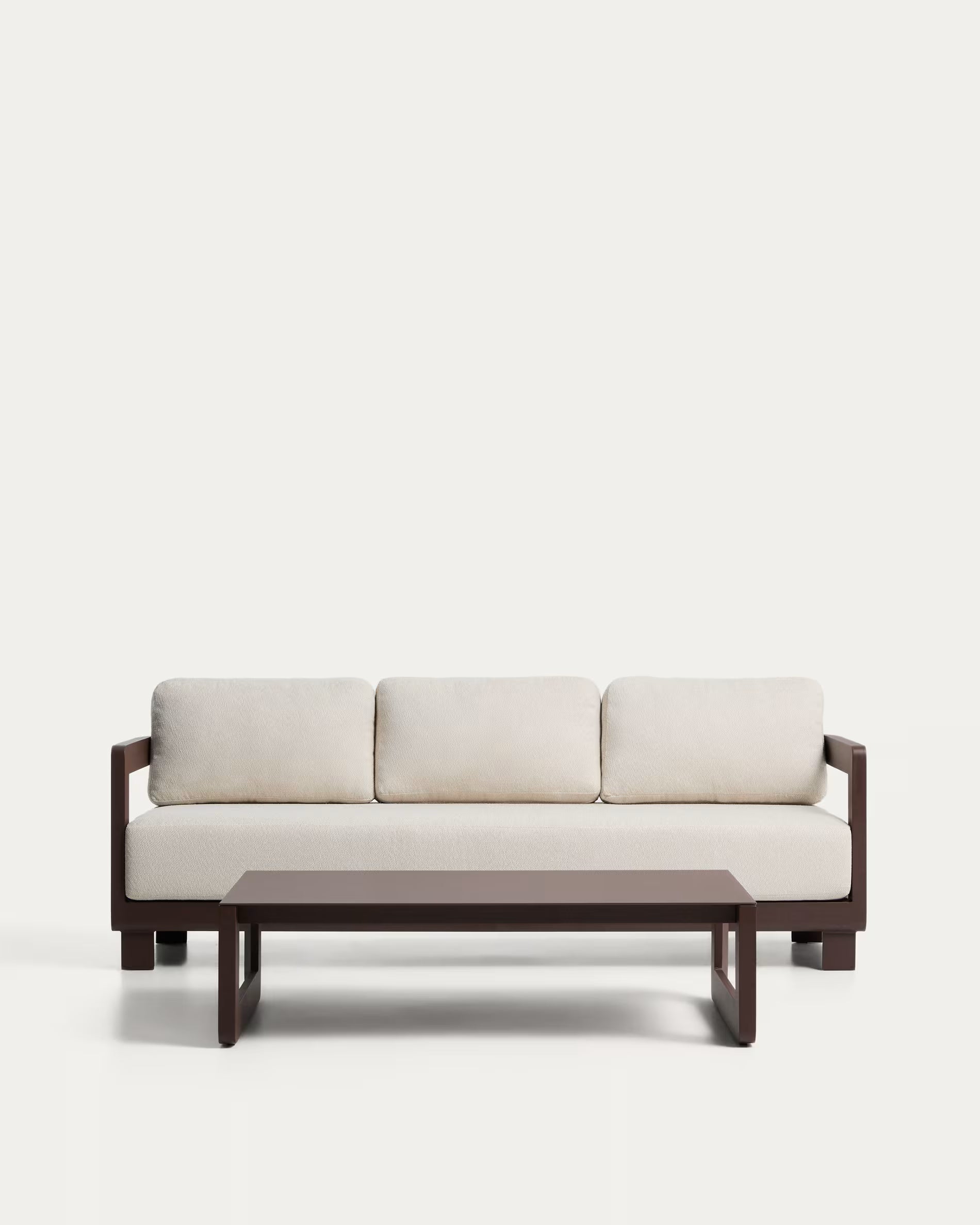 2-Piece Garden Set NERANO Brown