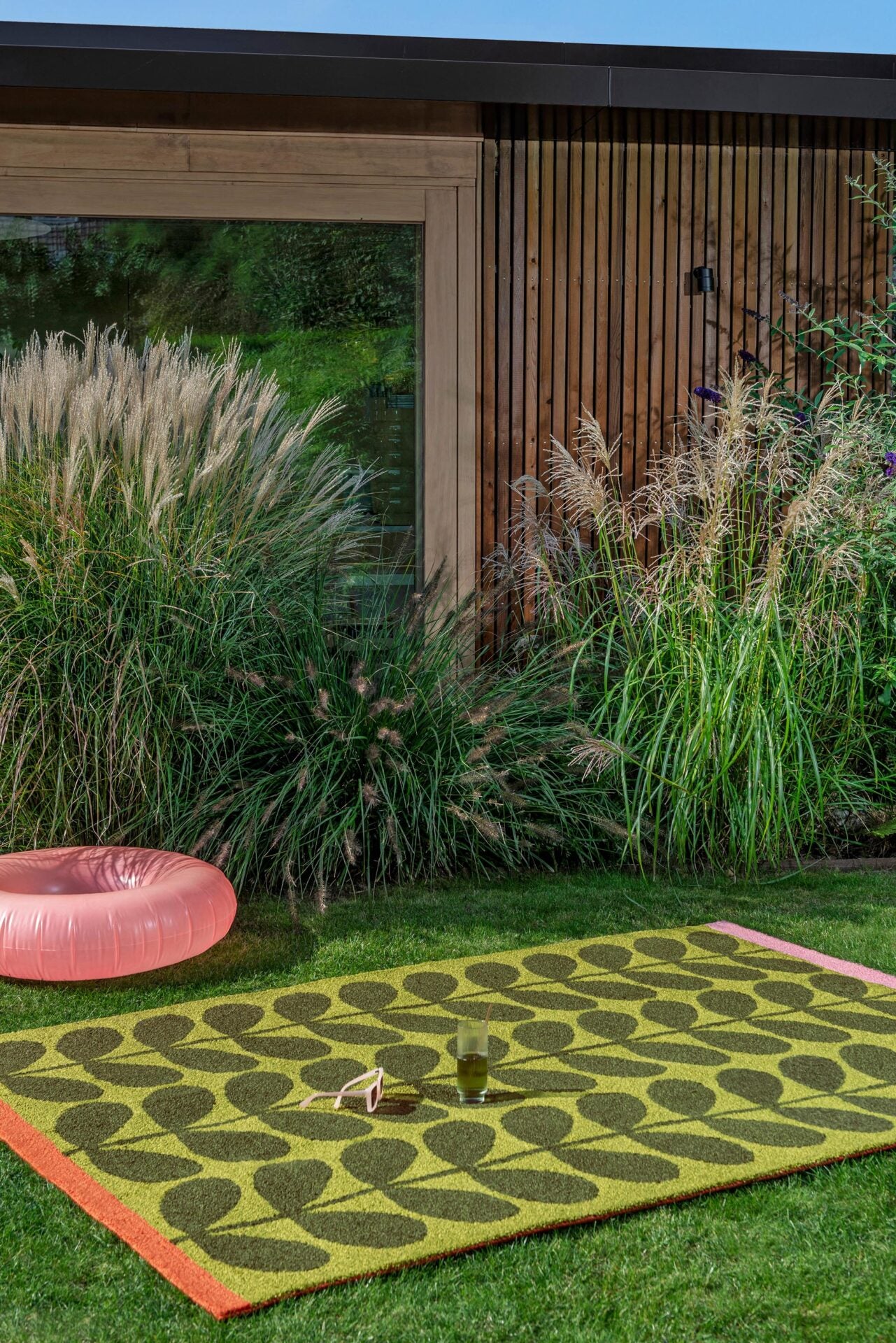 Außenmatte SOLID STEM SEAGRASS grün