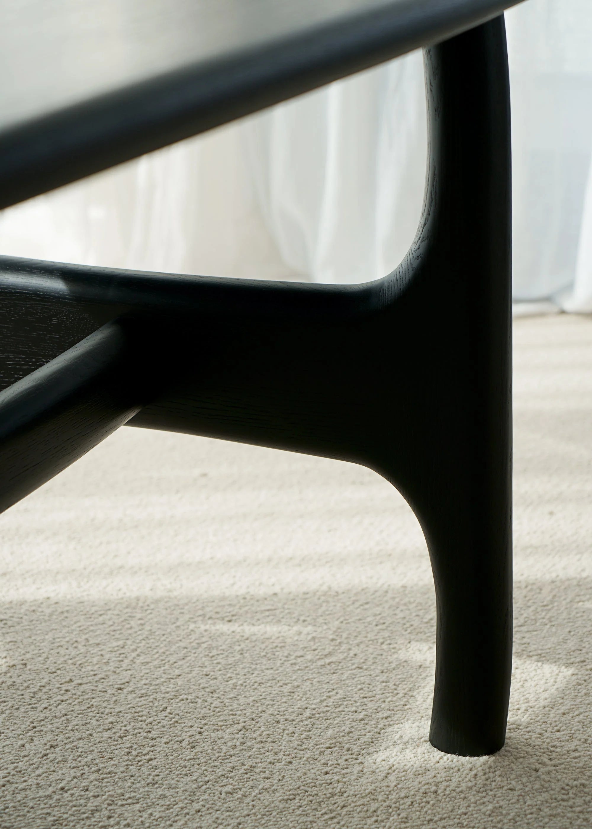 OLFO Table Black Oak Wood