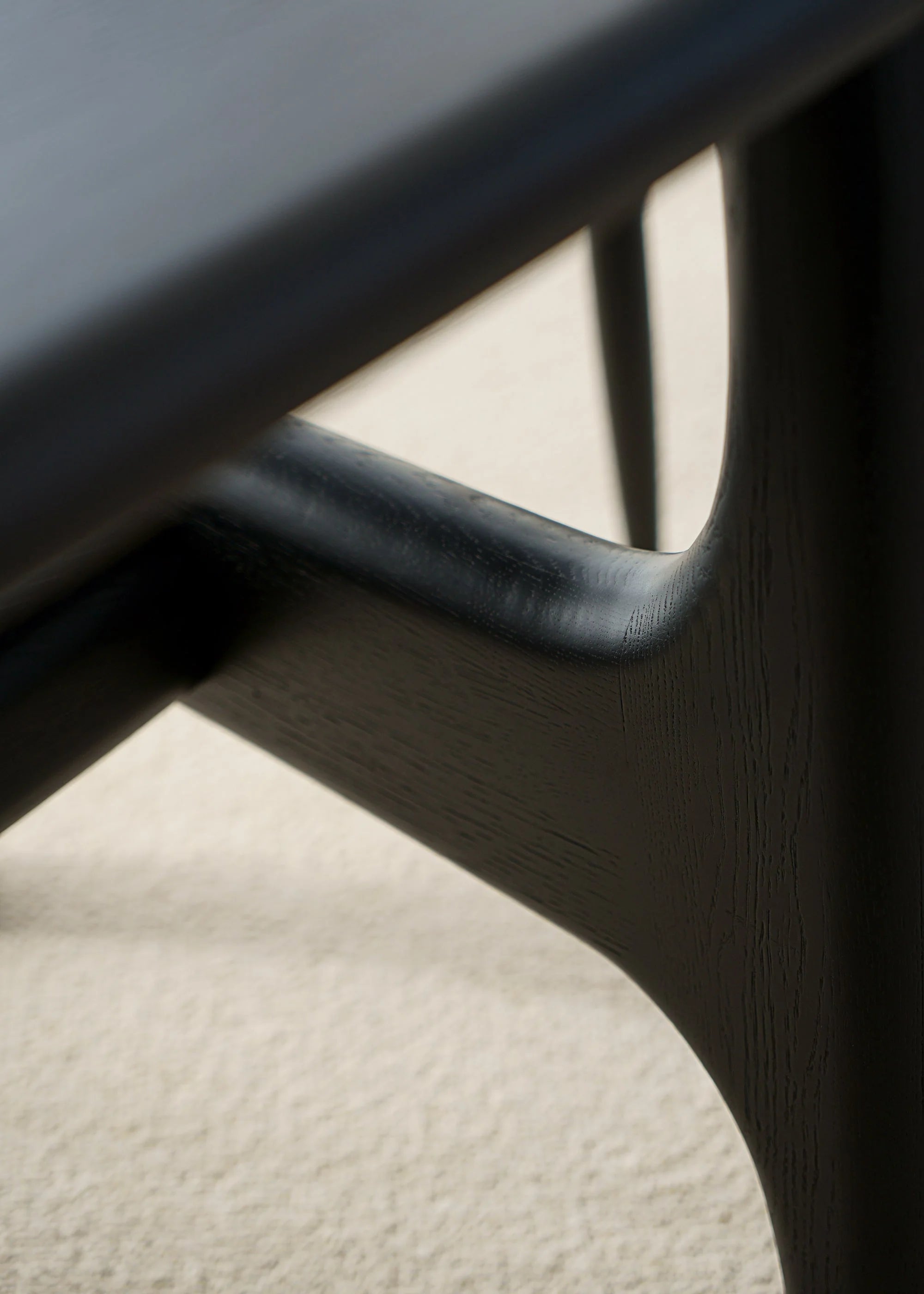 OLFO Table Black Oak Wood