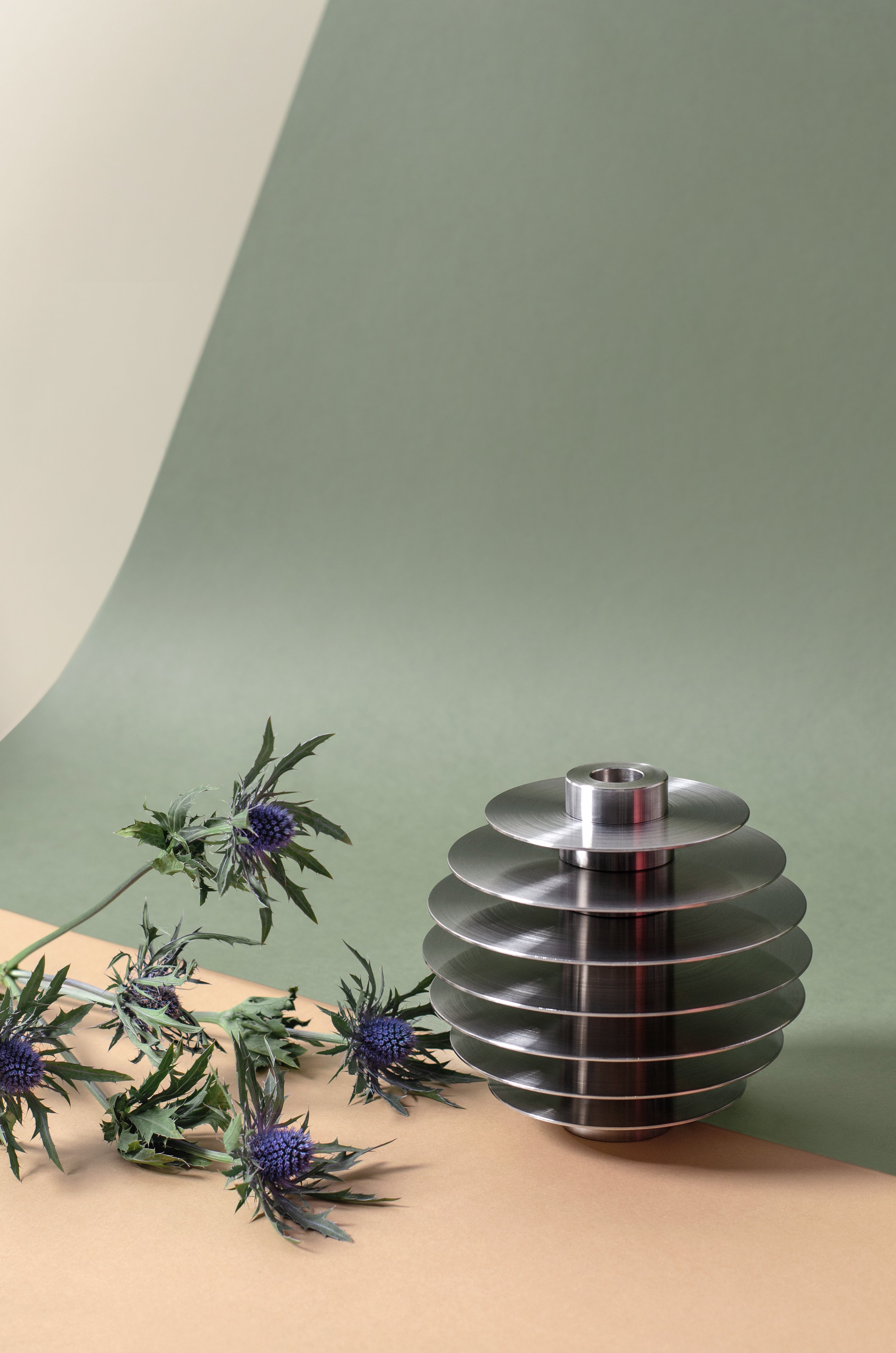 ORB Steel Candle Holder Set