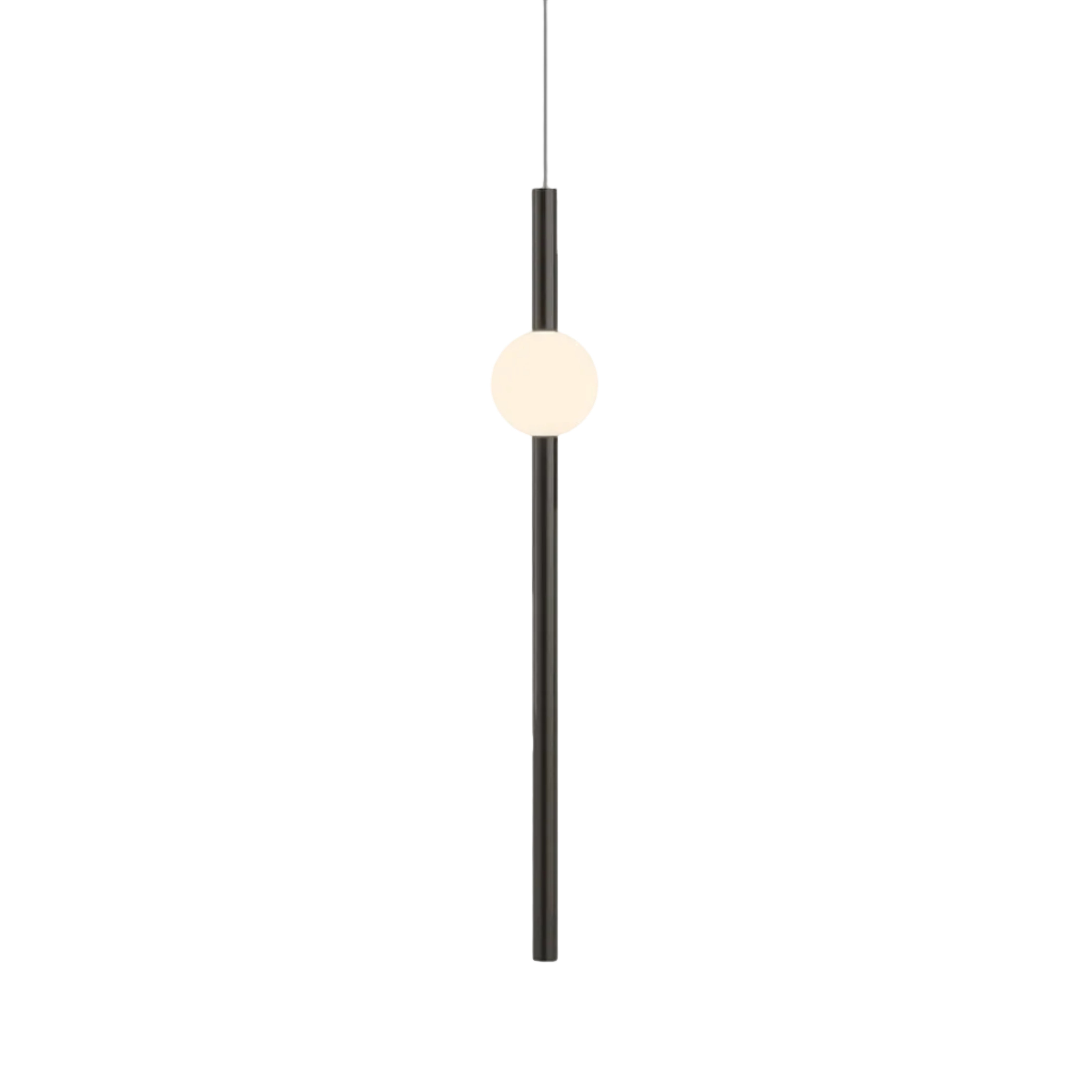 Pendelleuchte ORION GLOBE poliertes Gunmetal