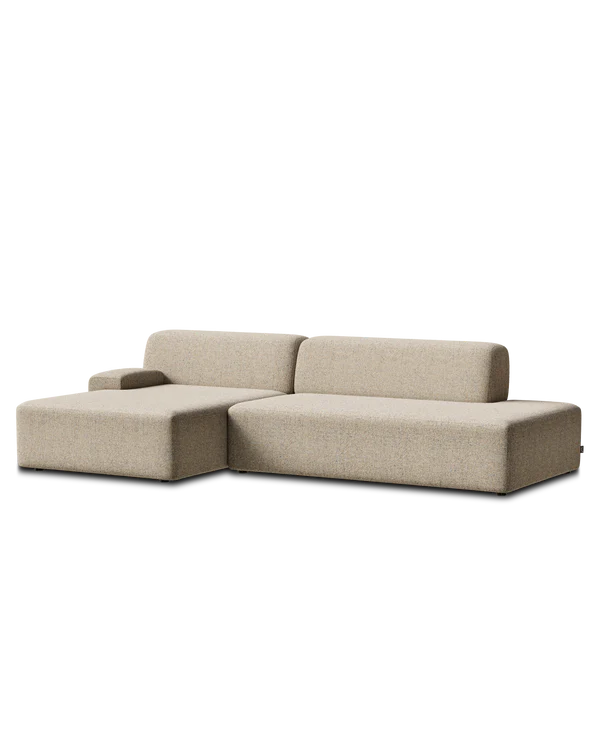Modulares Sofa UMI - offenes Element links beige