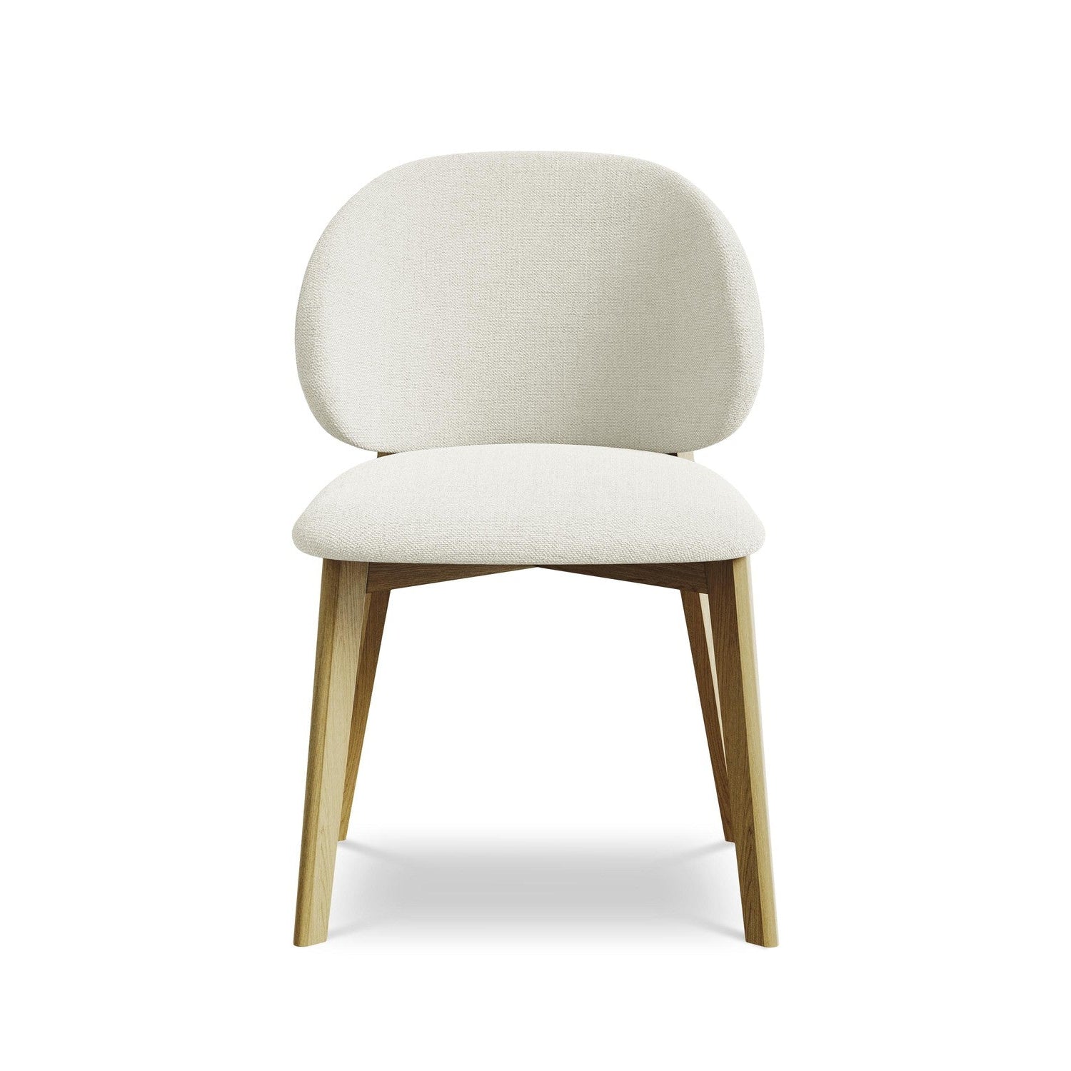 Stuhl PAHOA beige mit Buchenbasis