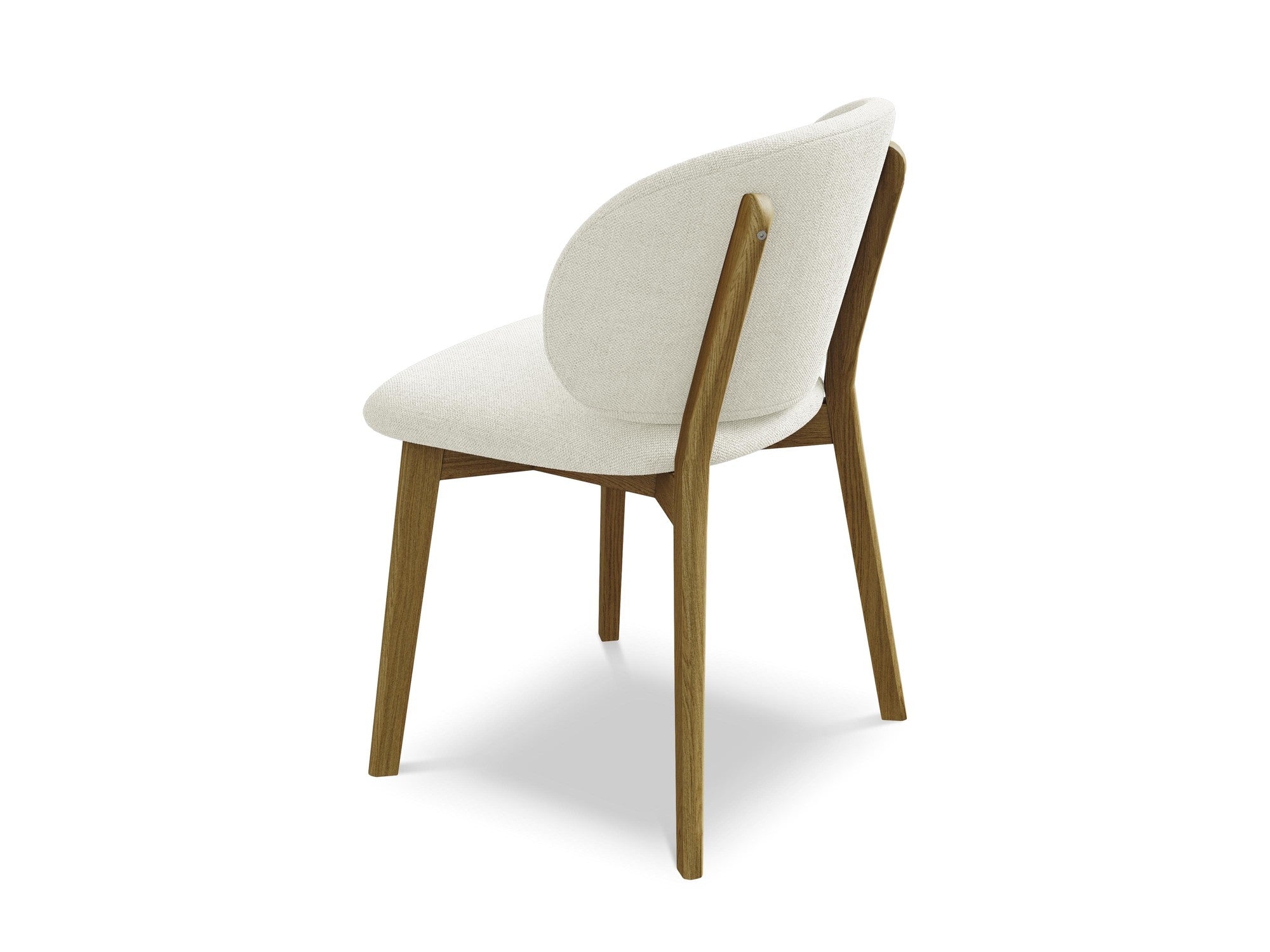Stuhl PAHOA beige mit Buchenbasis