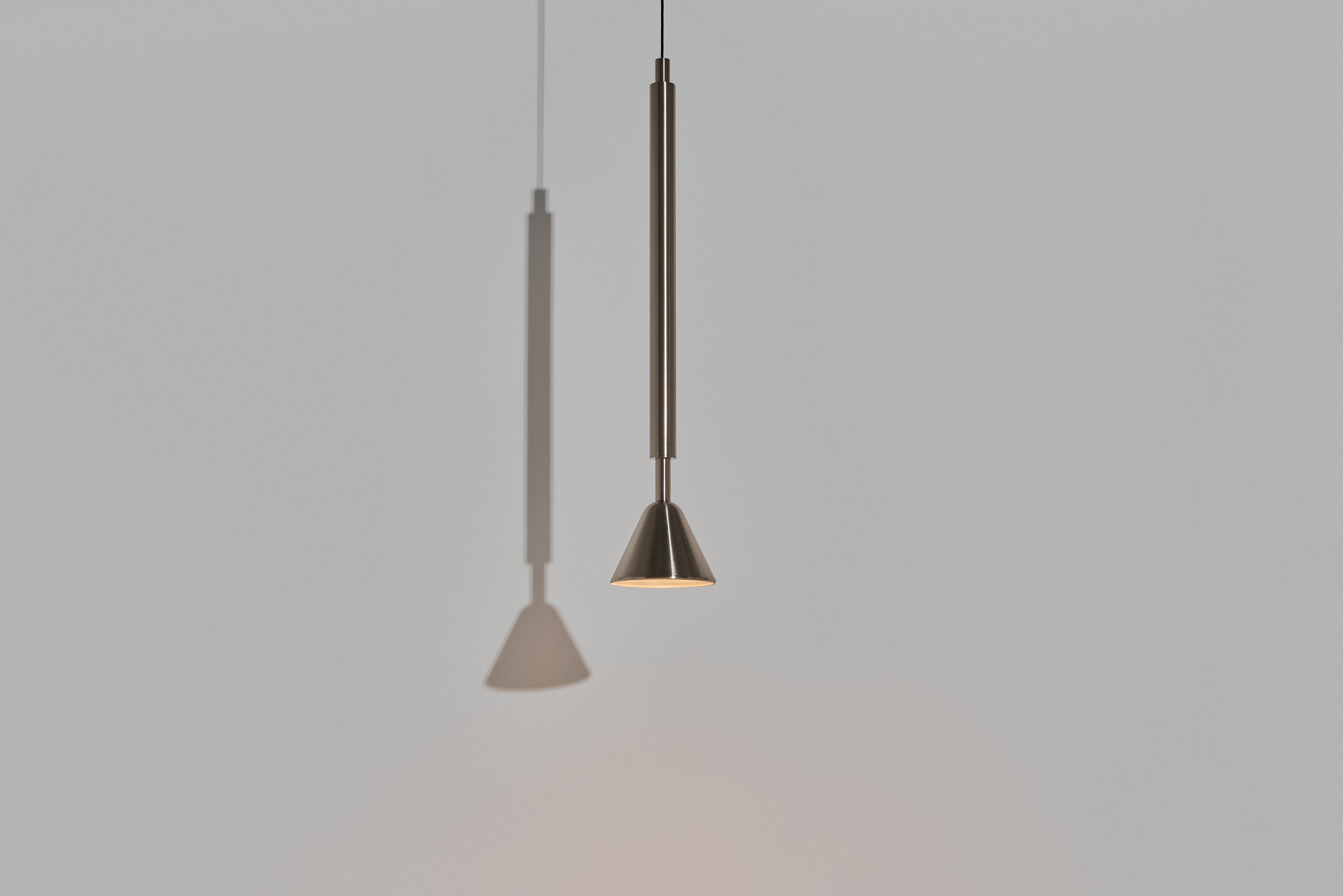 Lampa wisząca PYL polerowana stal