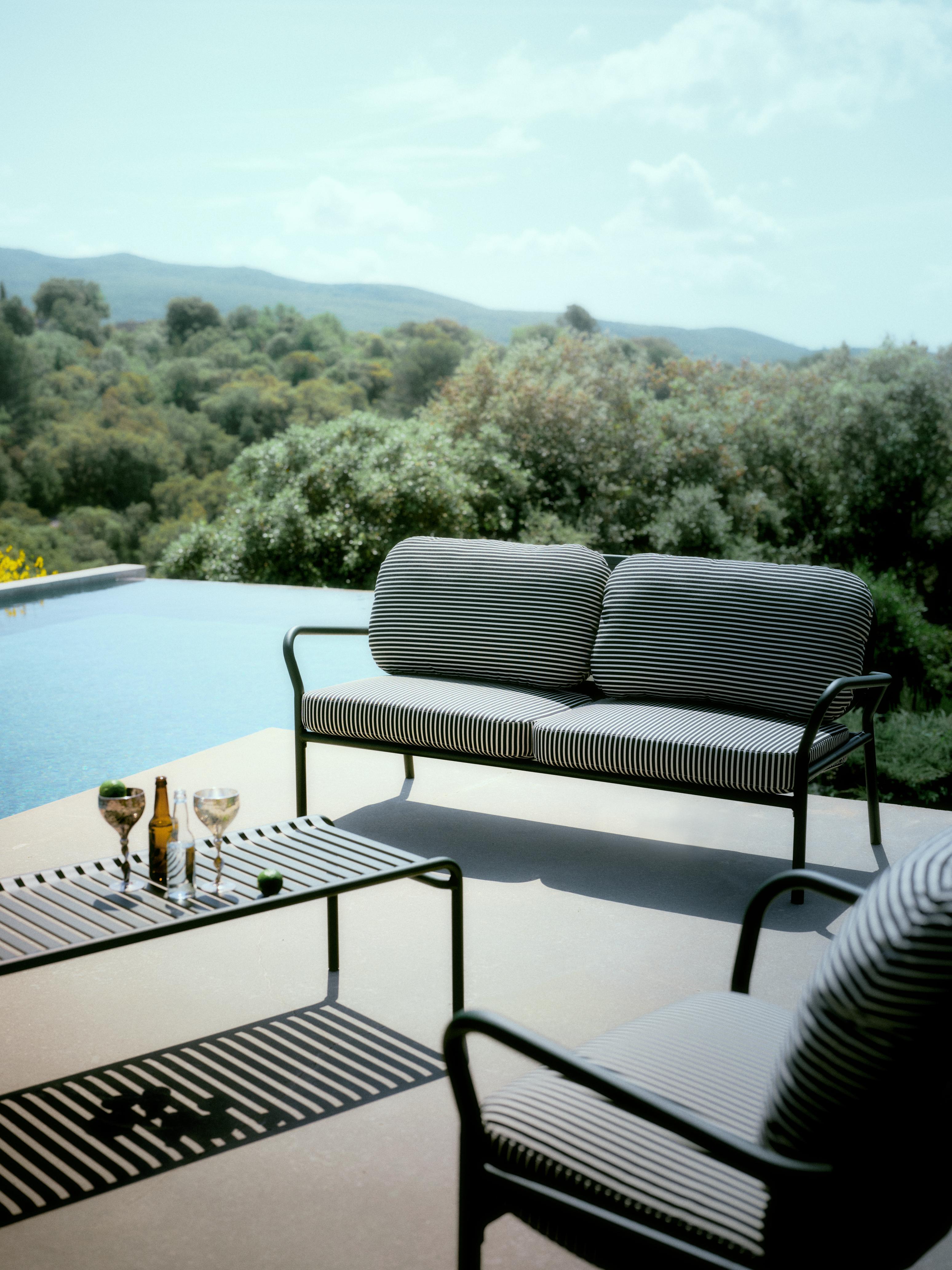 Gartenkaffee-Tisch WEEK-END in Himmelblau