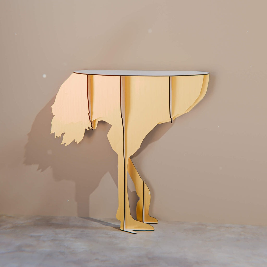 Konsolentisch DIVA in Gold