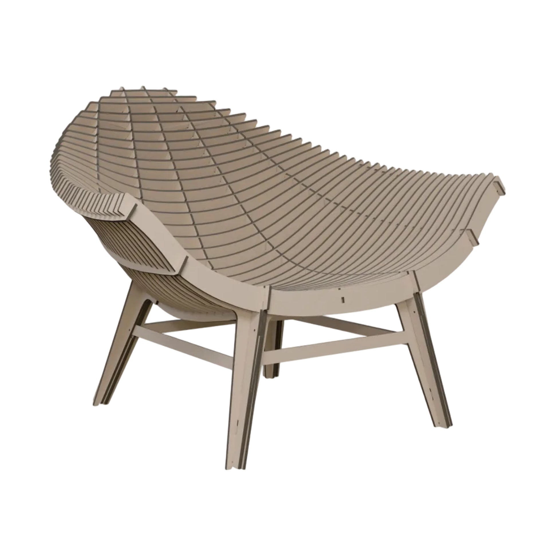 Außenstuhl MANTA beige
