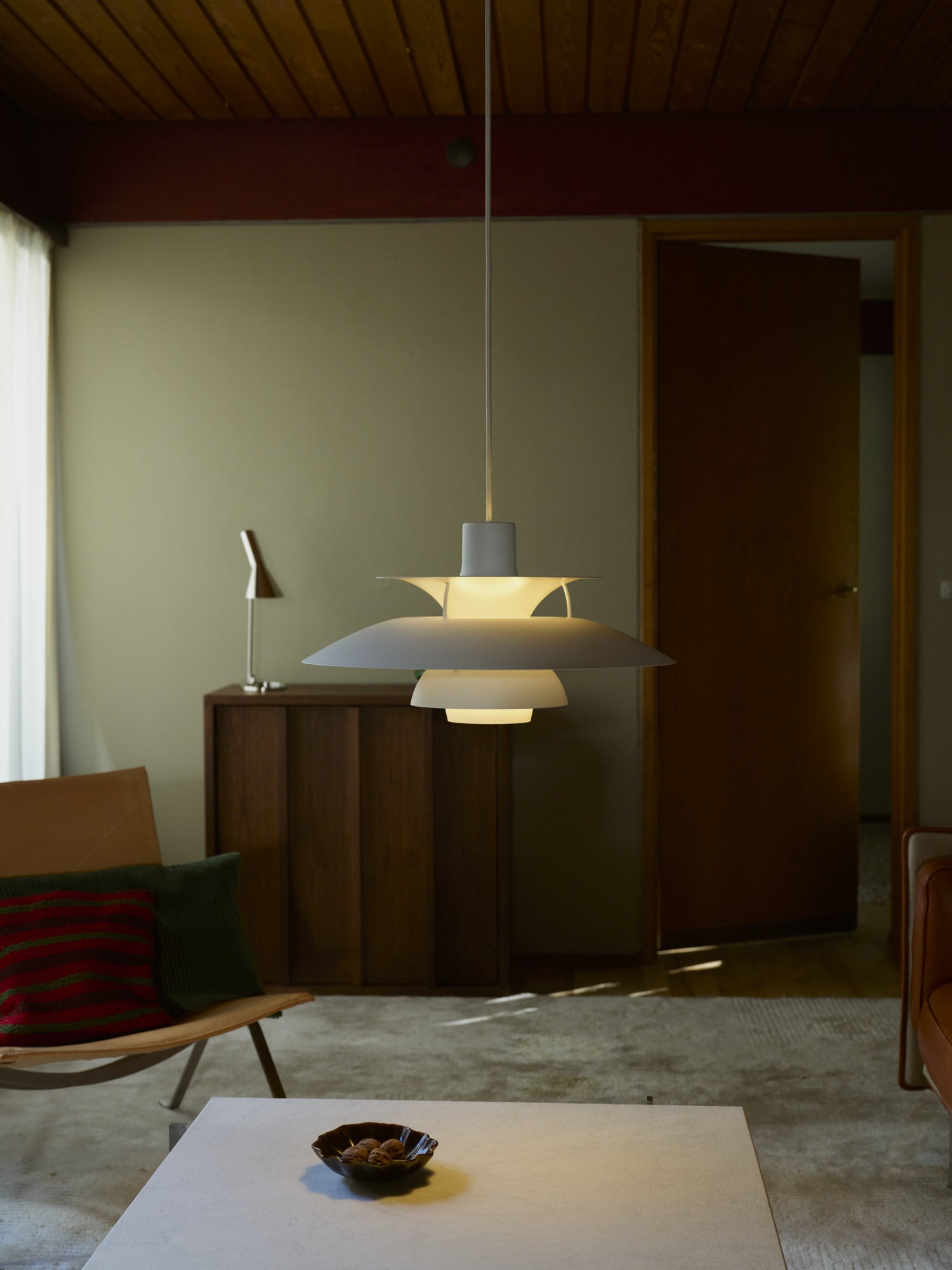 Pendelleuchte PH 5 monochromatisch weiß