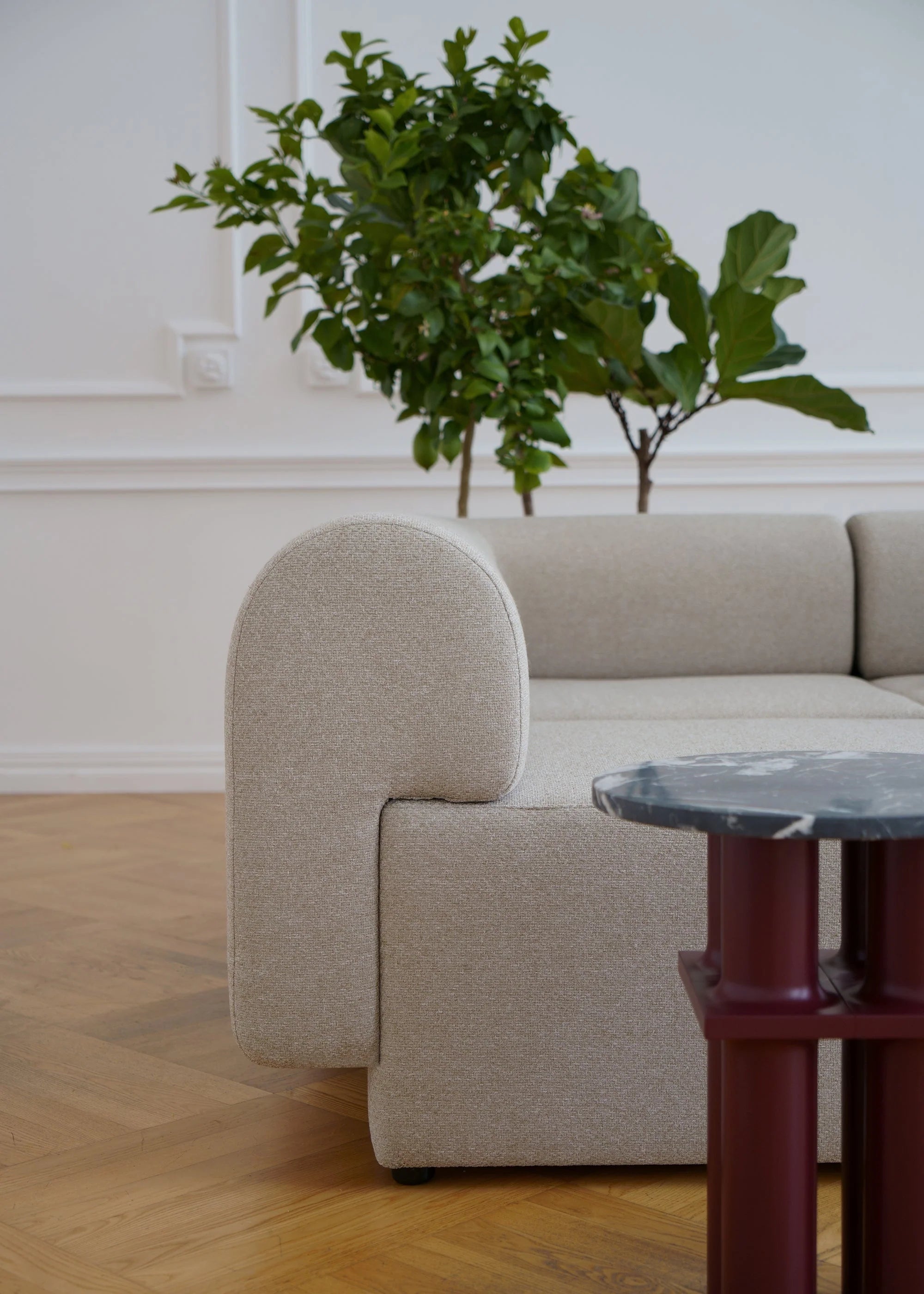 Sofa 3-Sitzer TORI grau