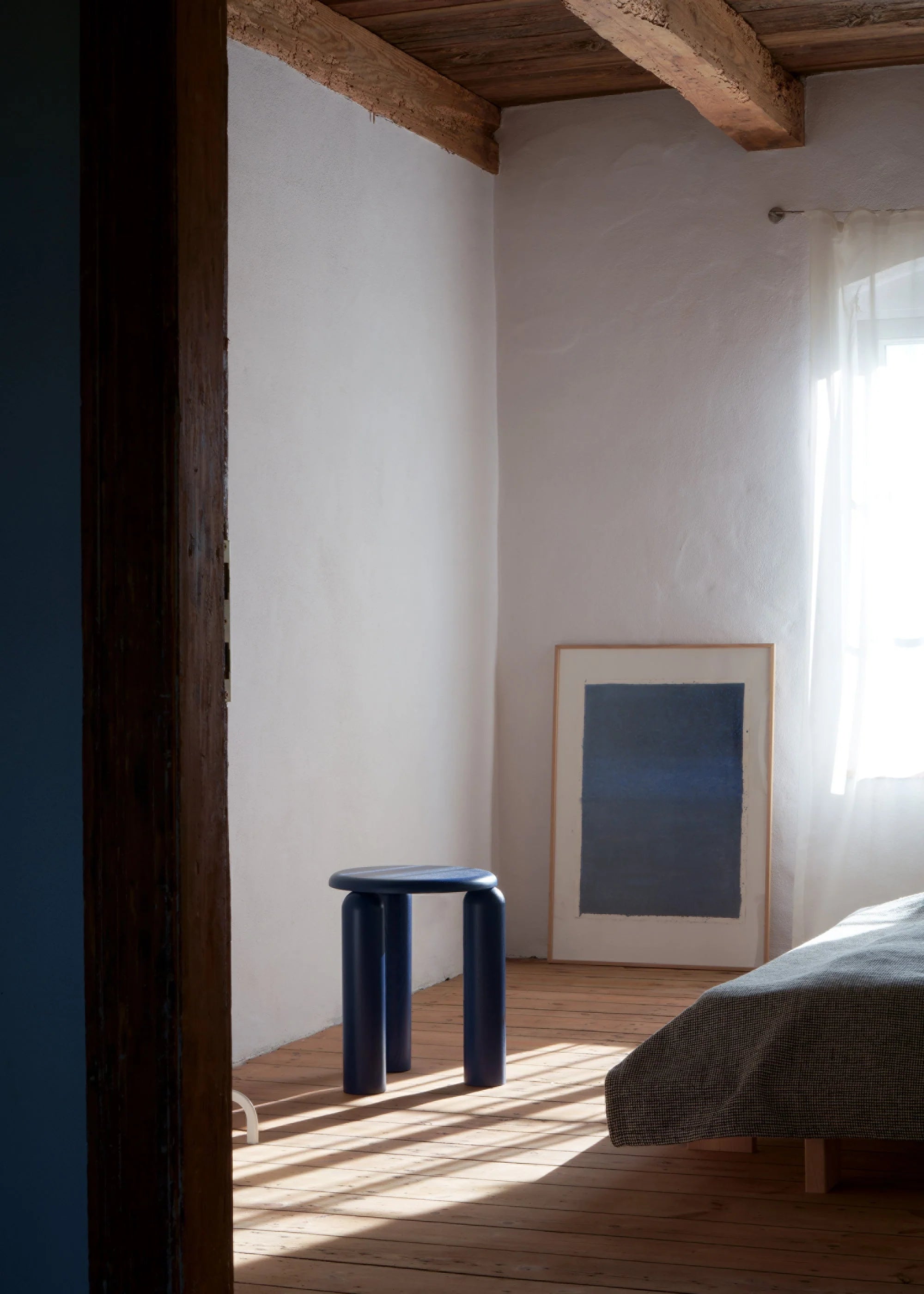 NEO Side Table Black Ash Wood