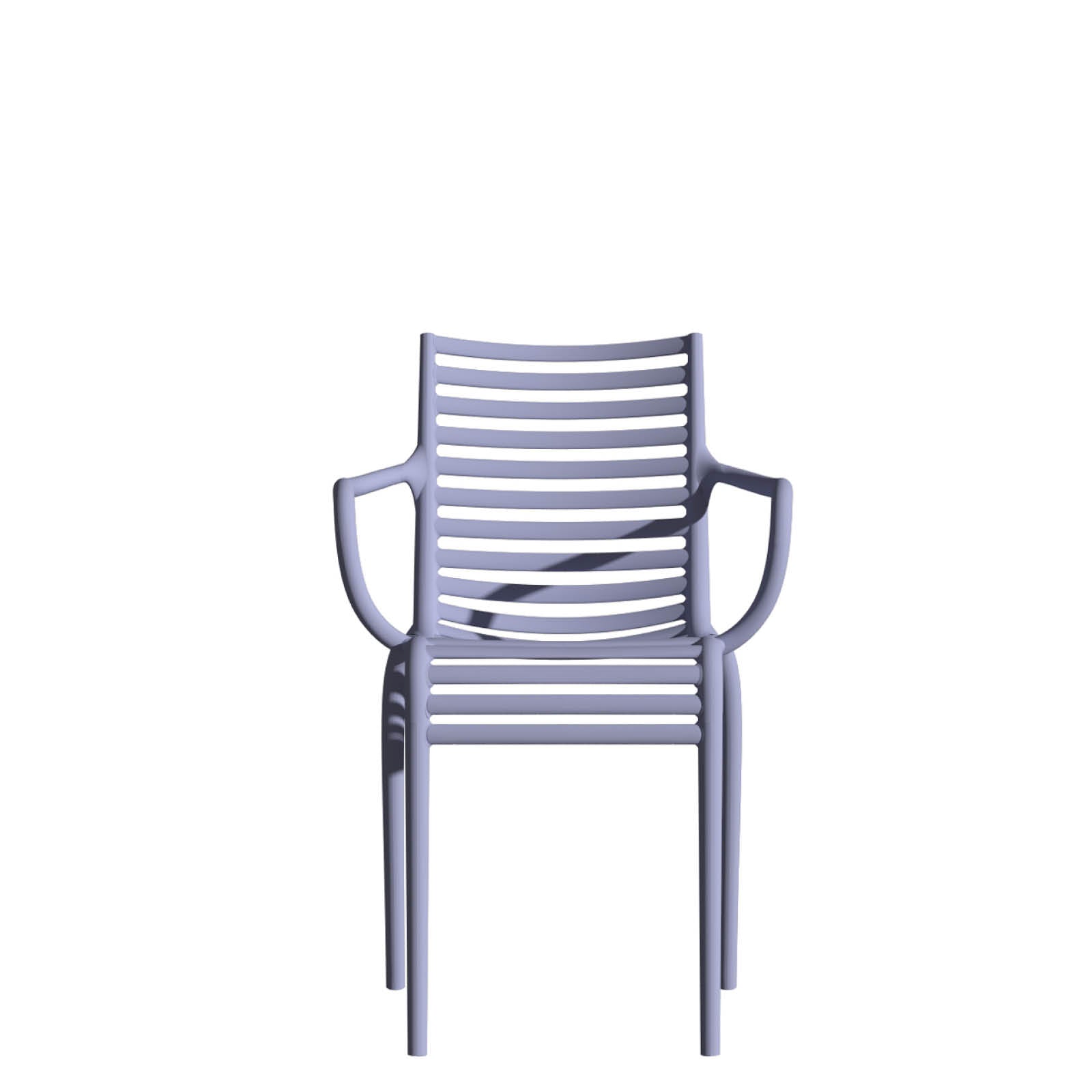 Chair with pip-e armrests blue