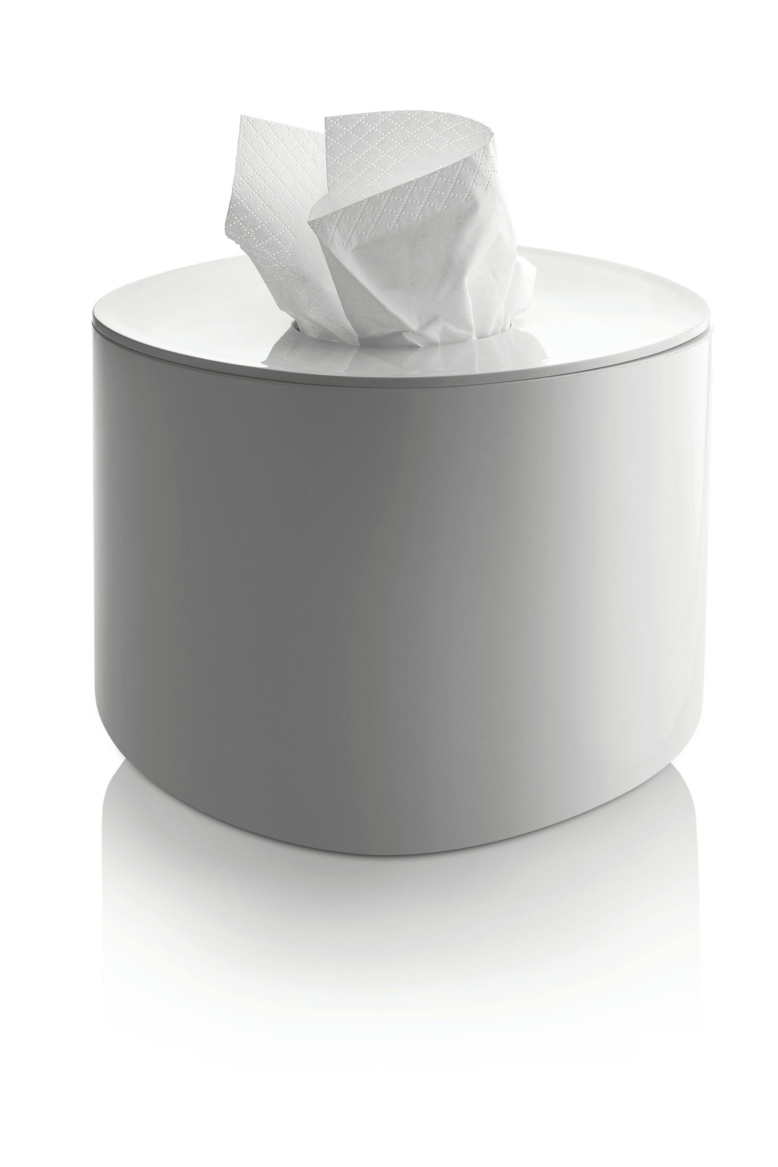 Birillo White Round Stads Container