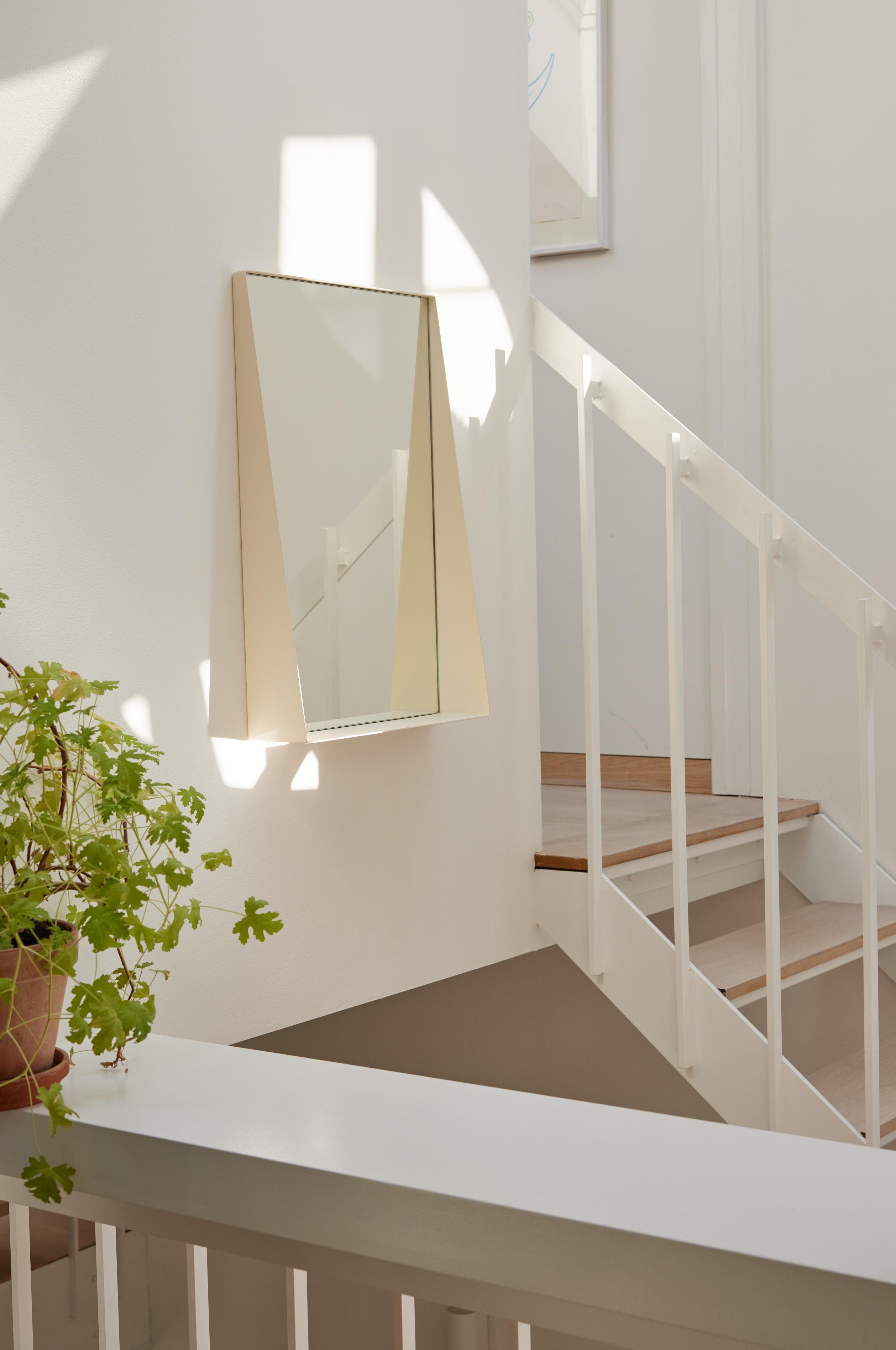 BEAK wall mirror beige