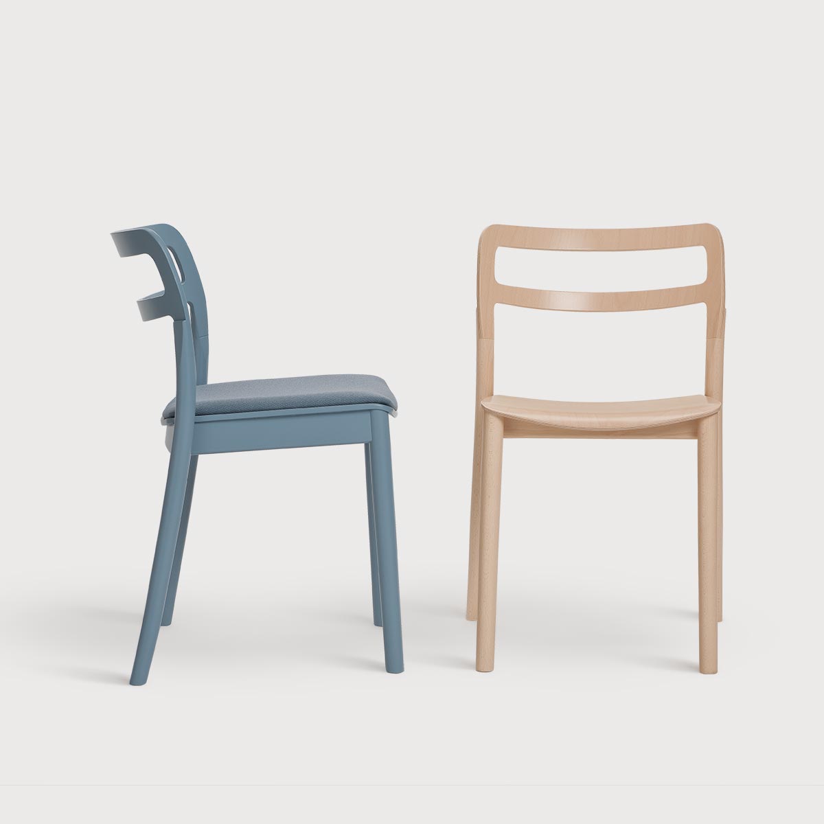 Plasie Stuhl A-4290 Buchenholz