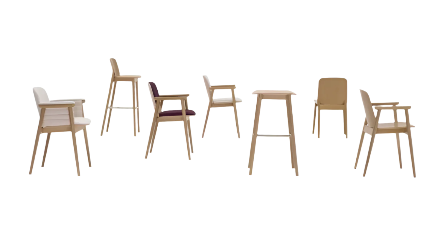 Wooden A-4395 chair