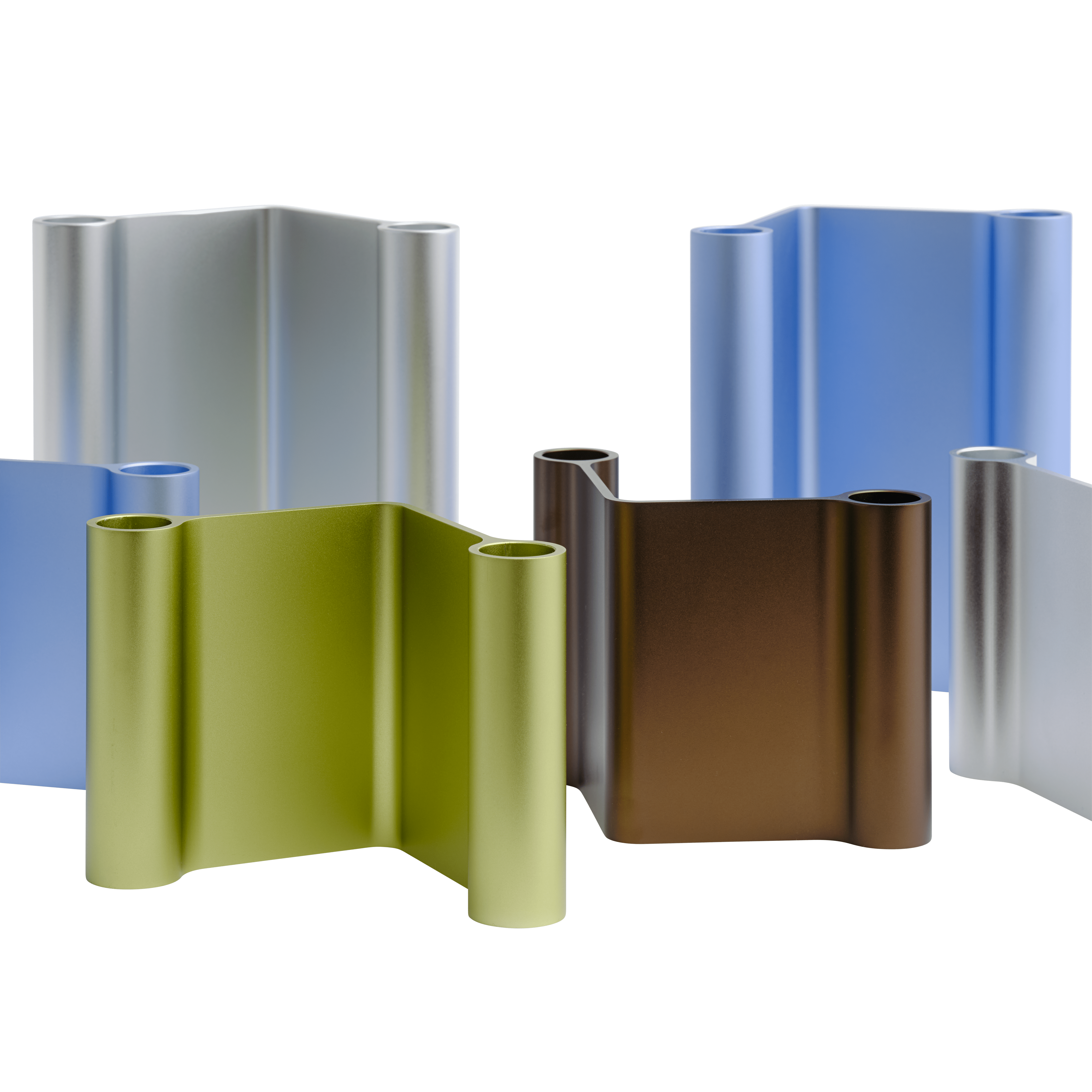 Kerzenhalter PAIR braun