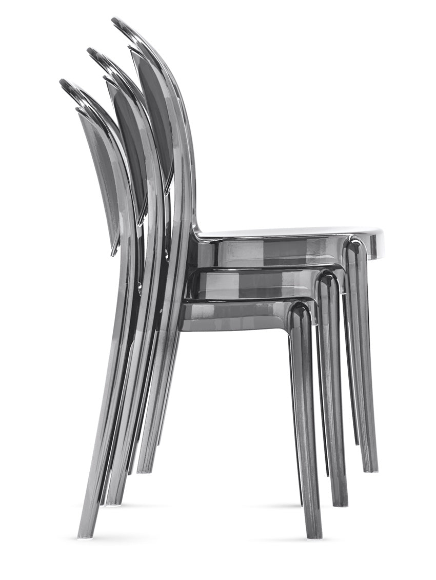 PARISIENNE Chair Gray Transparent