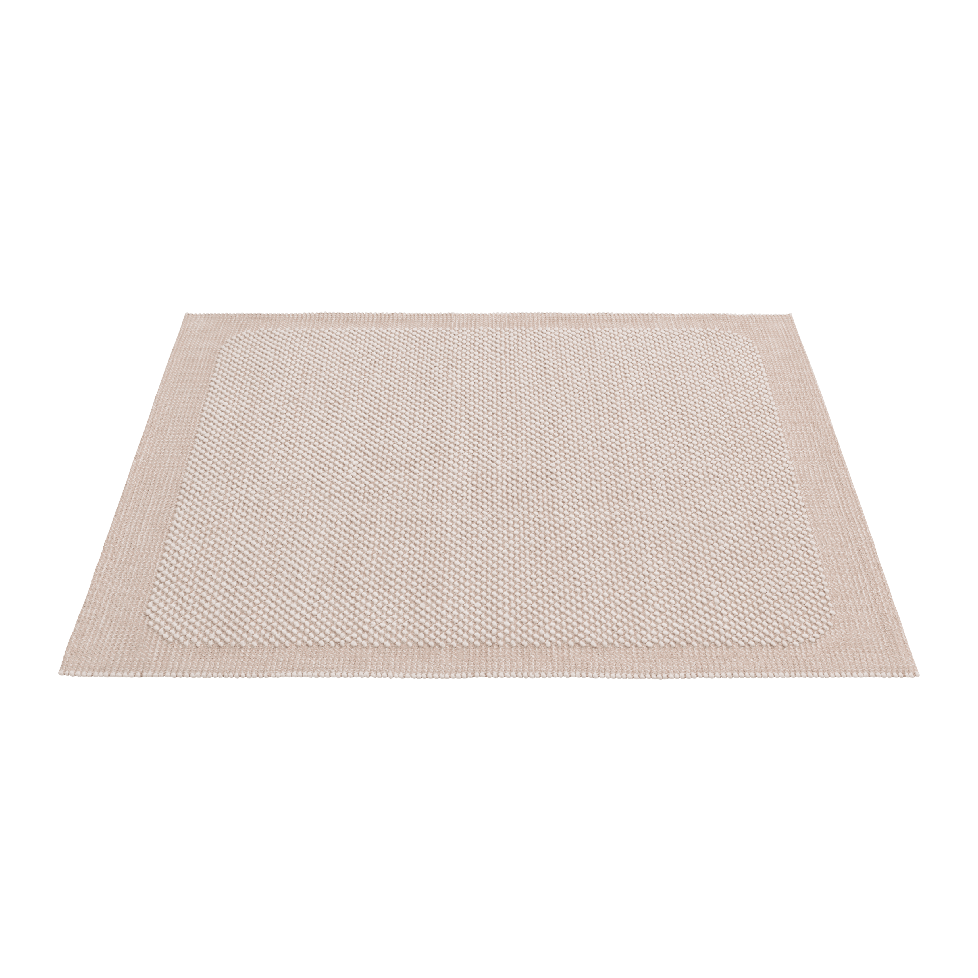 Teppich PEBBLE hellrosa mit beige