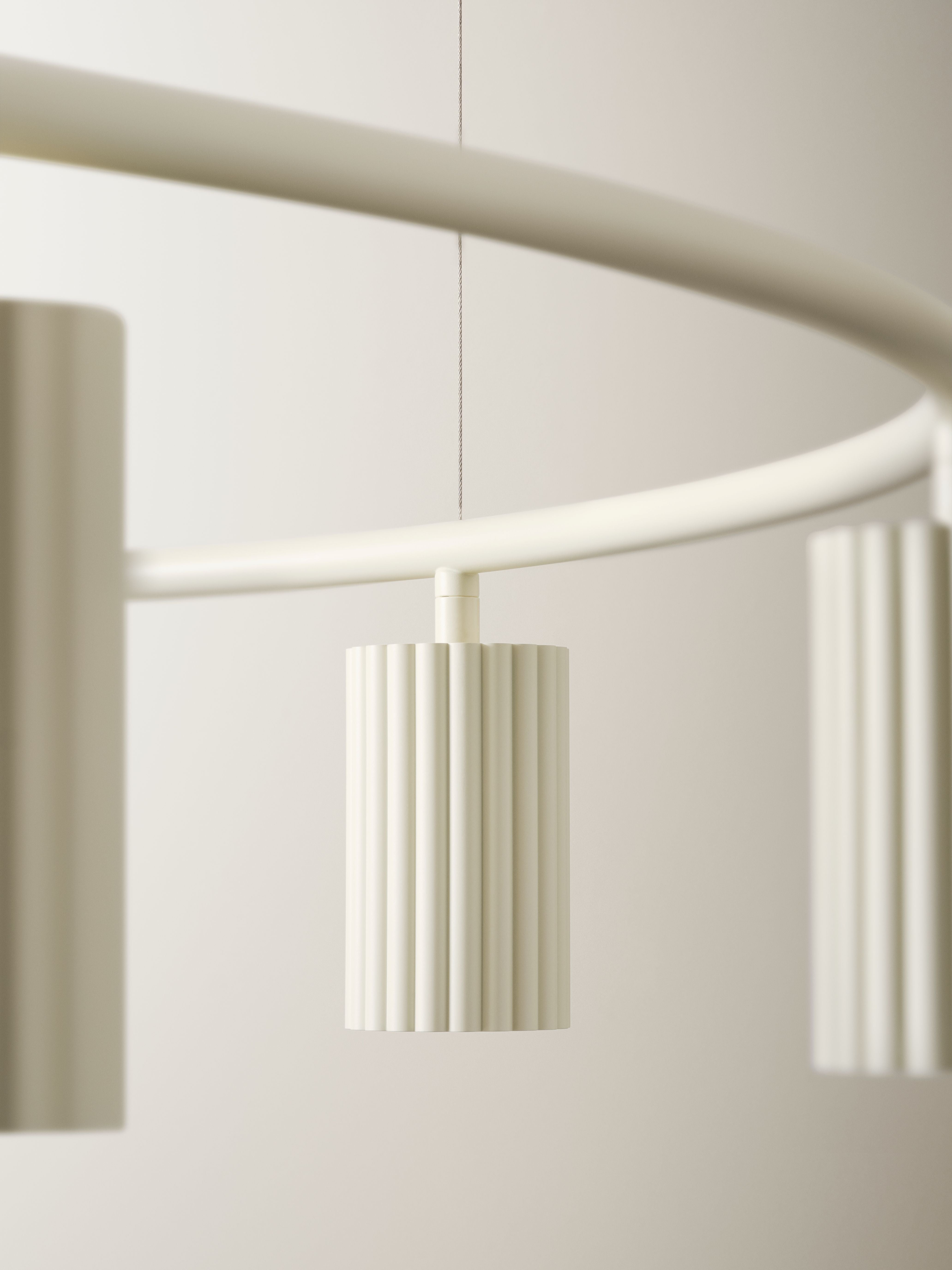 Pendant Lamp DONNA CIRCLE white