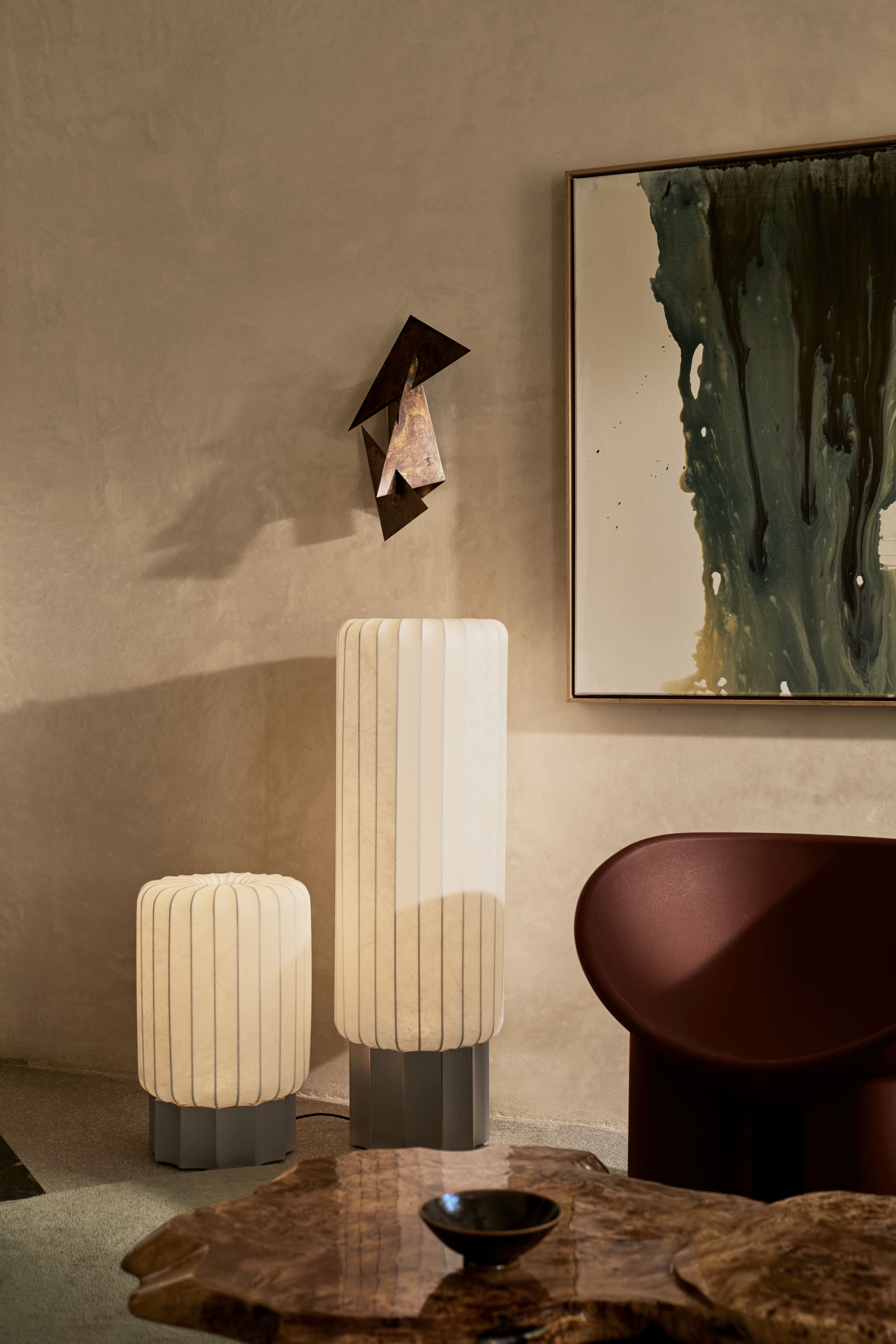 METER aluminum floor lamp