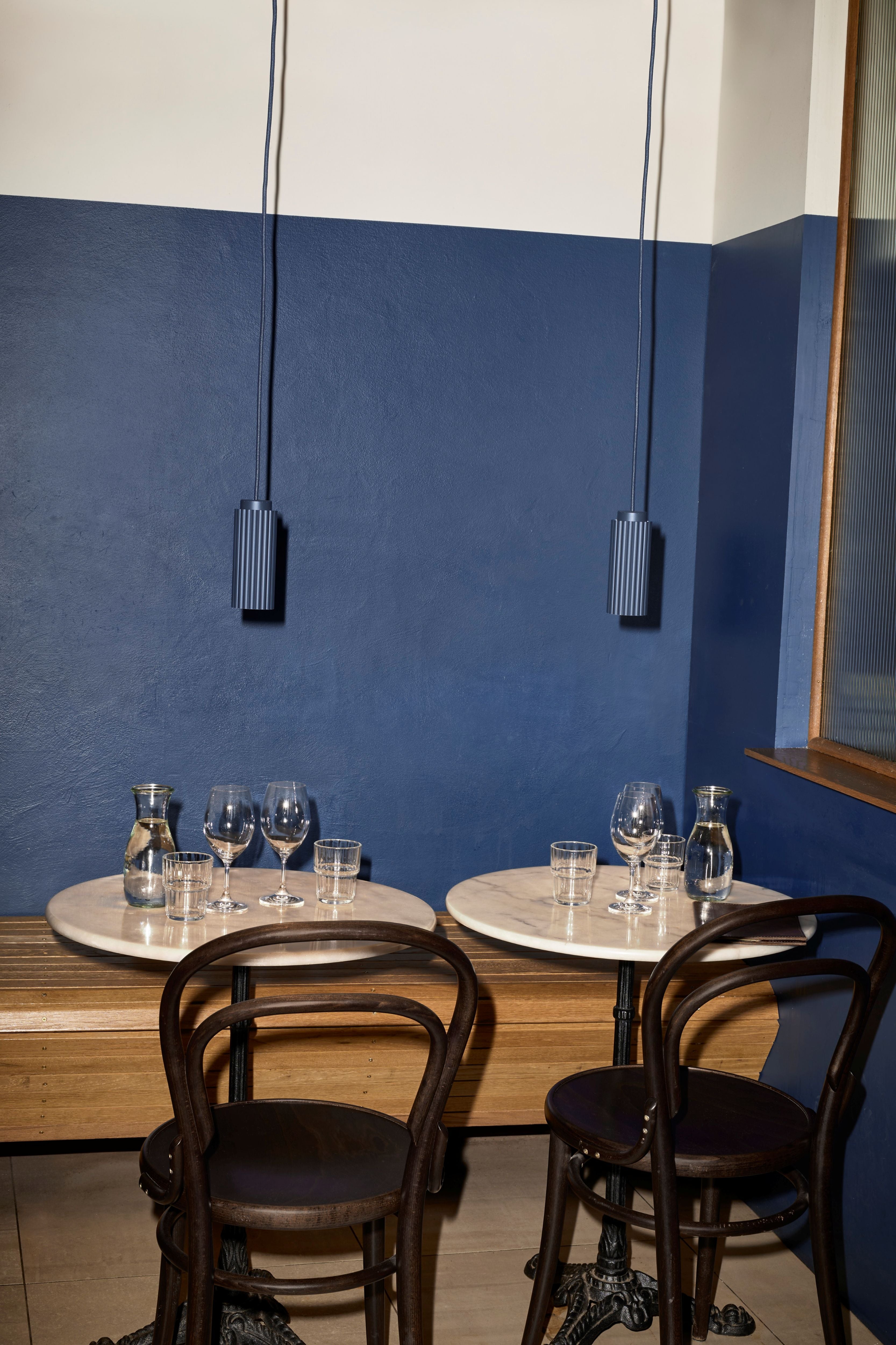 Pendelleuchte DONNA SLIM blau