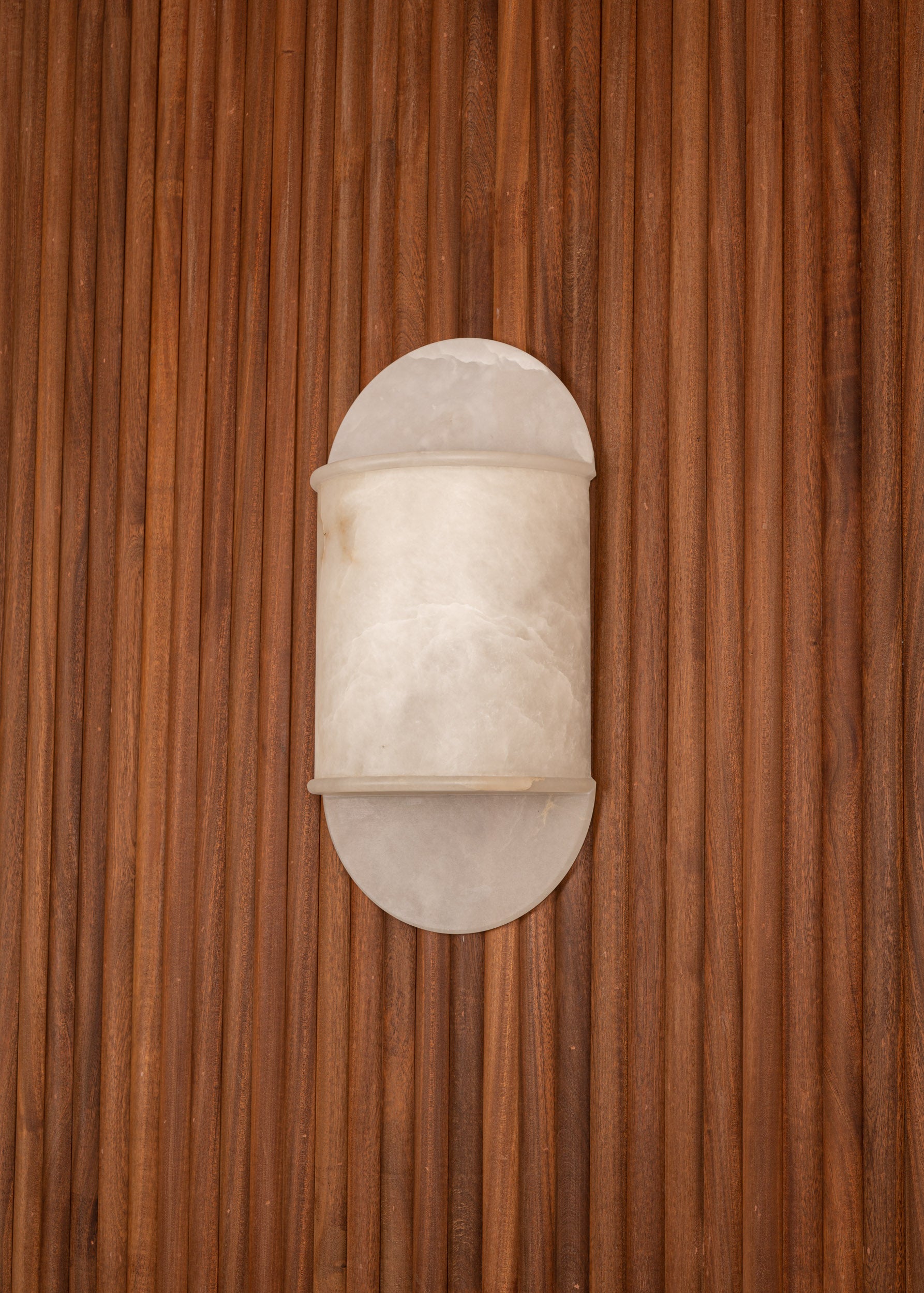 Wall lamp PILOLO white alabaster