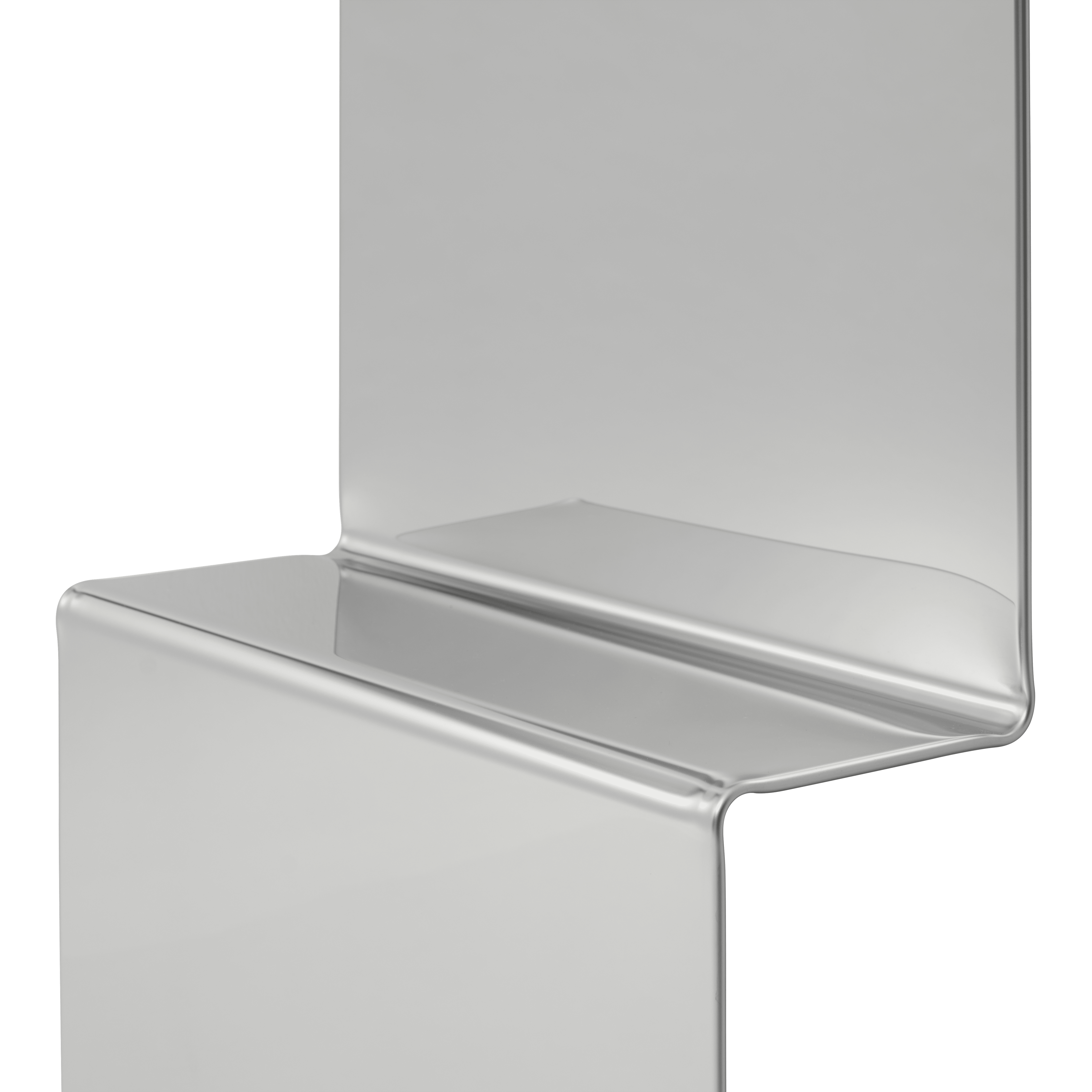 Lustro PLEAT polierte Stahl