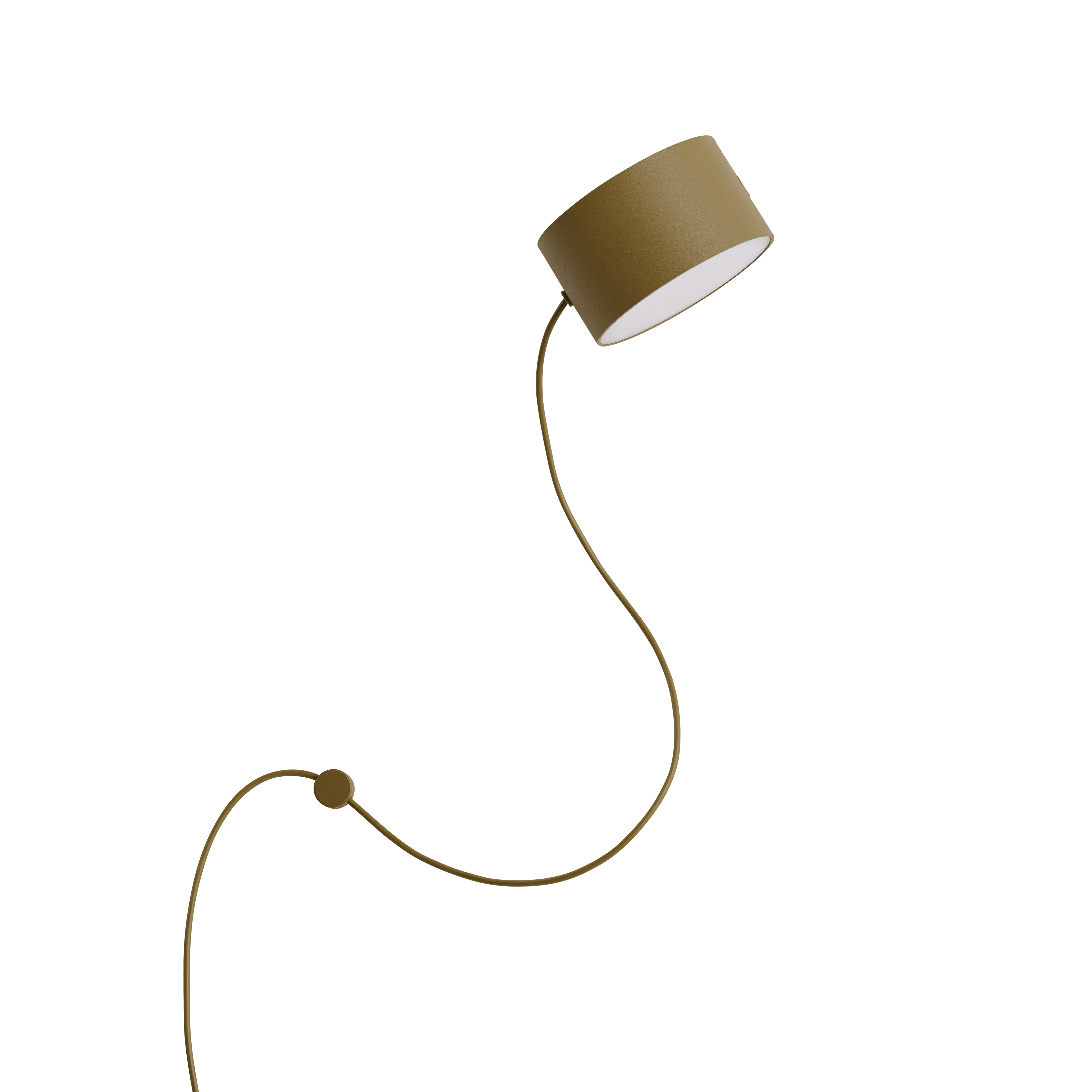 Wandlampe POST braun-grün