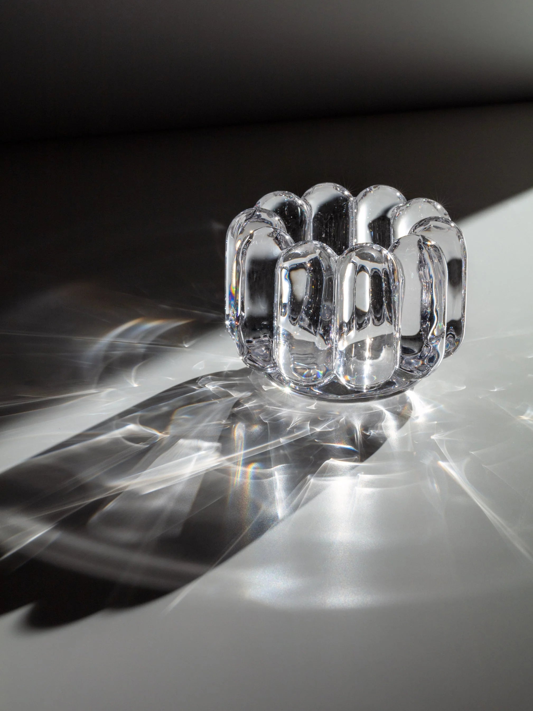 Kerzenhalter PRESS Glas