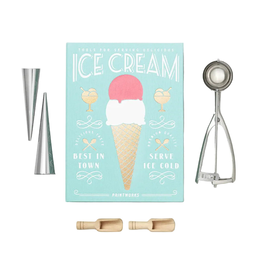 Mint Ice Cream Tools Serving Set