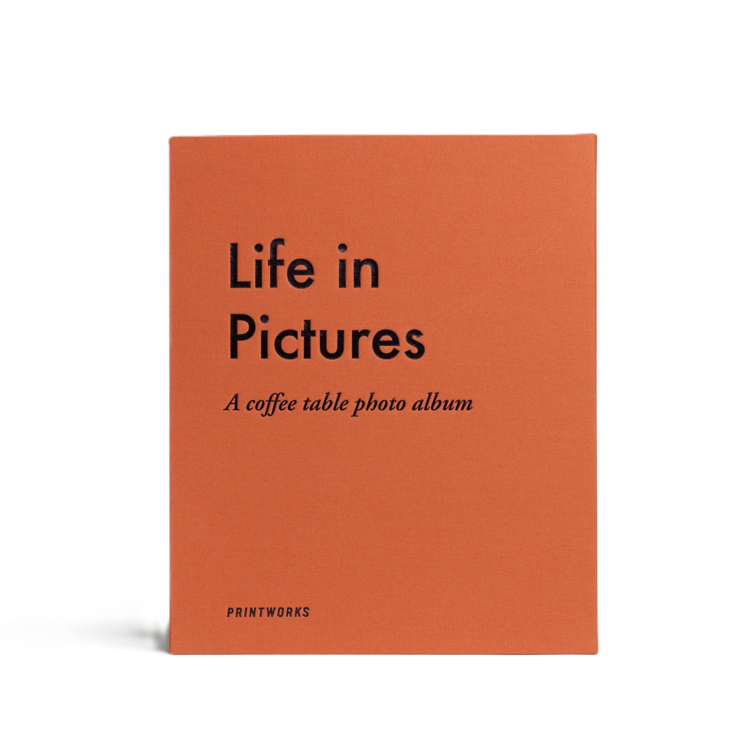 Fotoalbum LIFE IN PICTURES orange