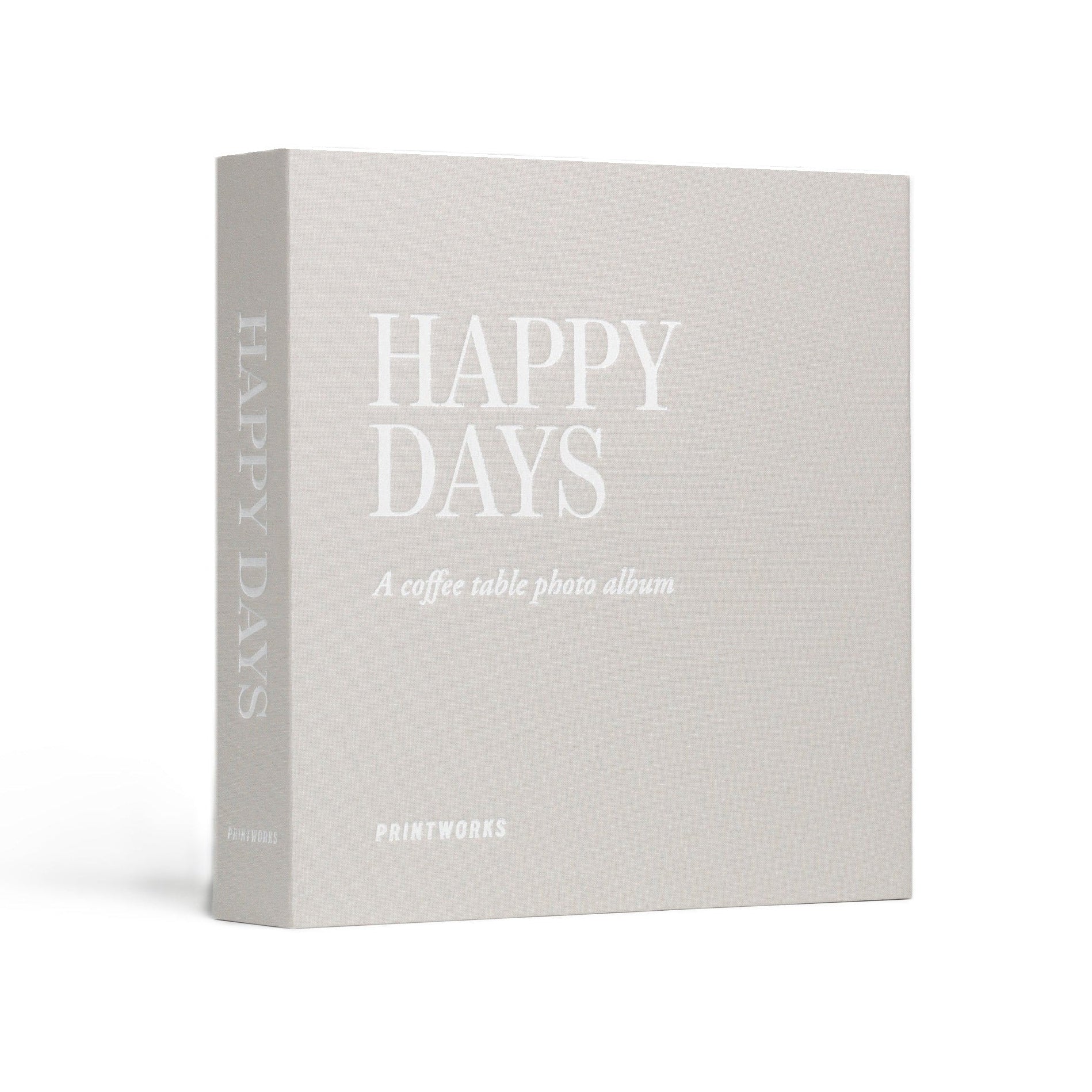HAPPY DAYS photo album light gray